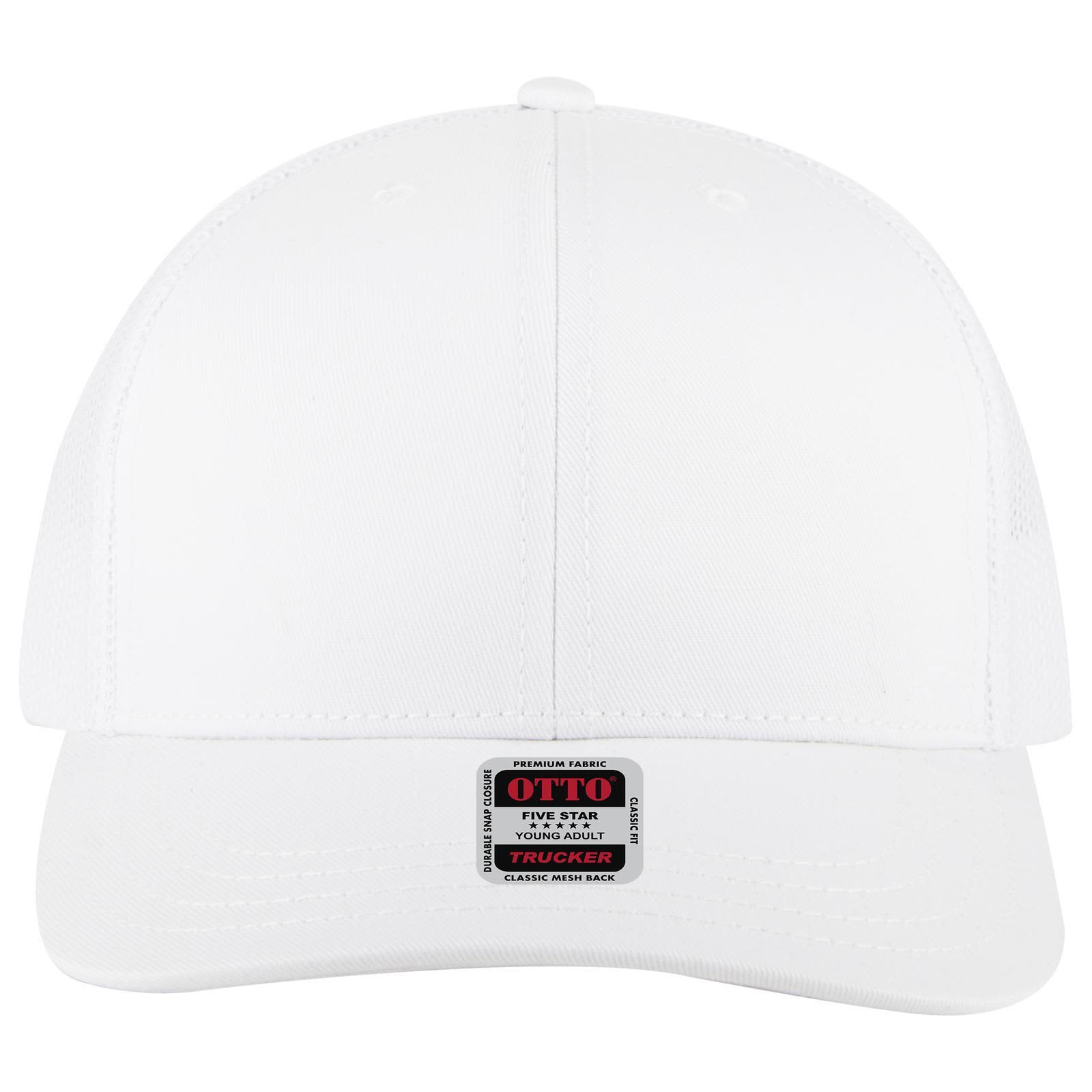 6 Panel Mid Profile Trucker Cap (Youth)