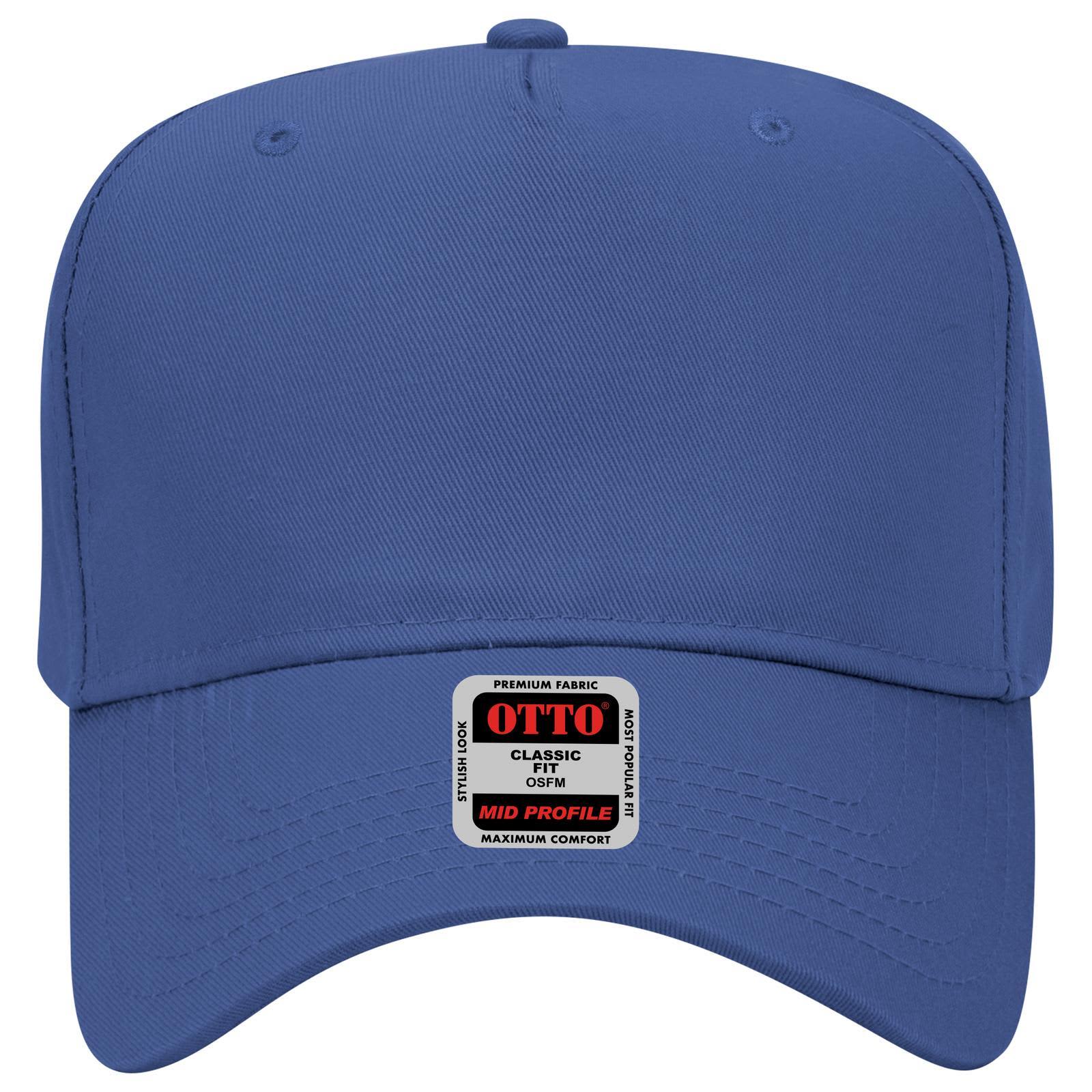 5 Panel Mid Crown Baseball Cap