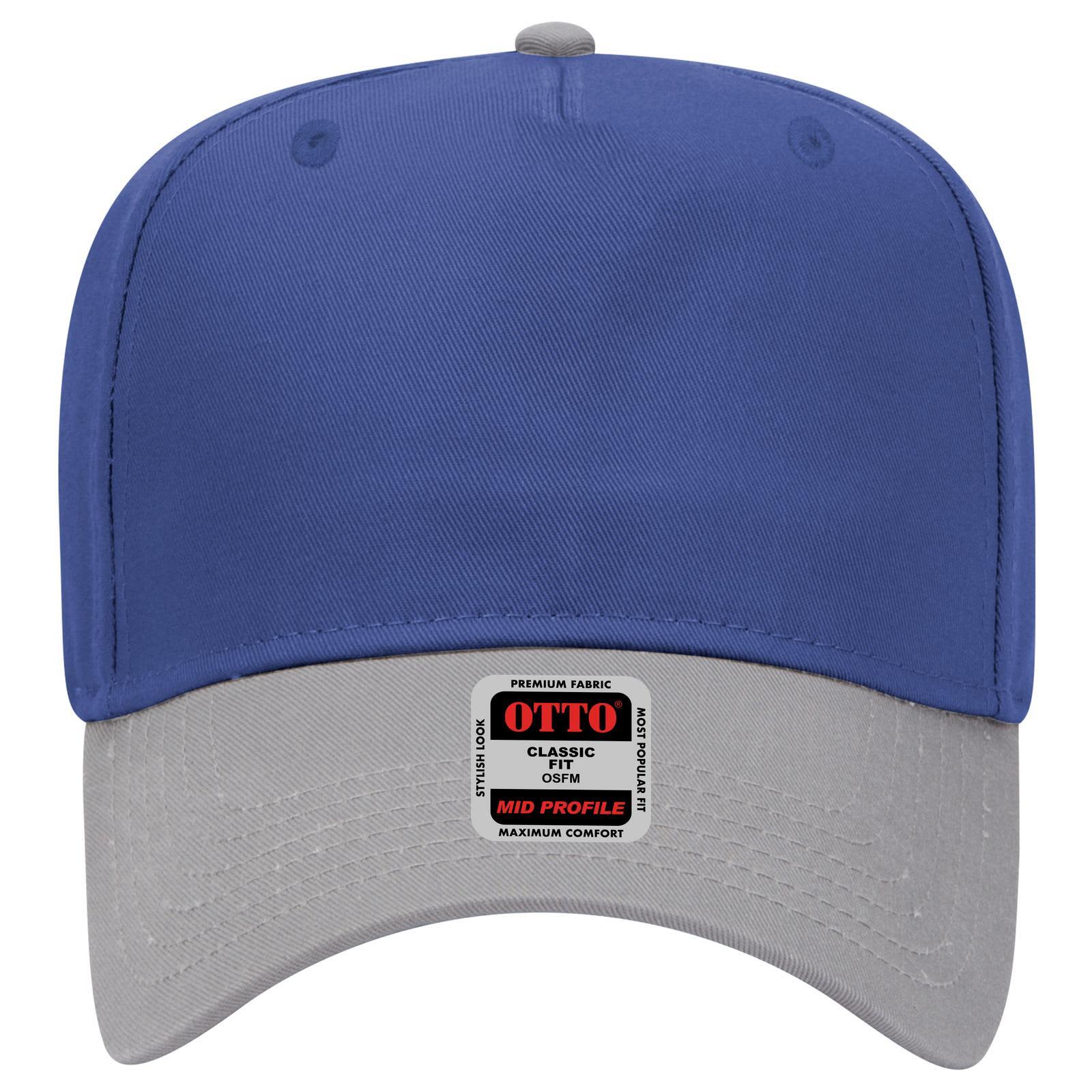 5 Panel Mid Crown Baseball Cap
