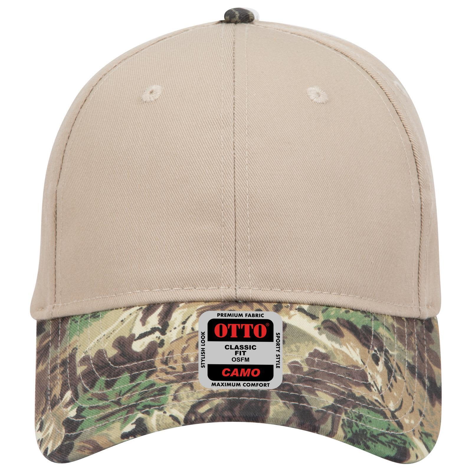 Camo 6 Panel Low Profile Baseball Cap Camo