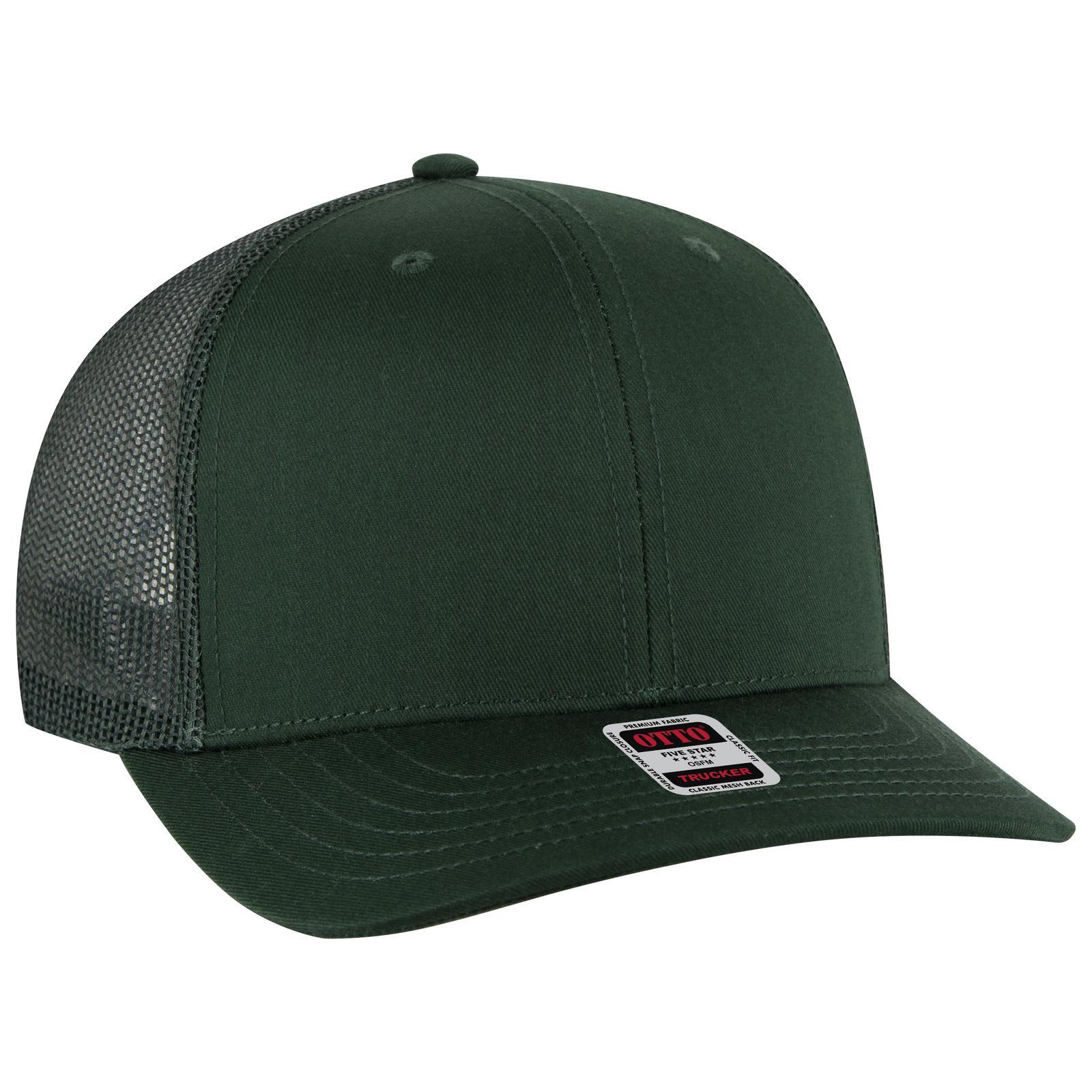 6 Panel Mid Profile Trucker Cap (Youth)