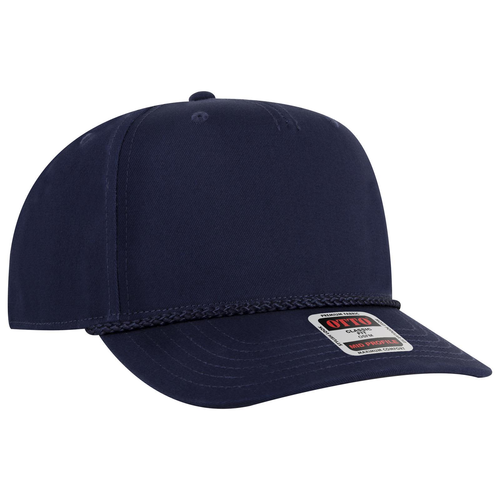 5 Panel Mid Profile Baseball Cap