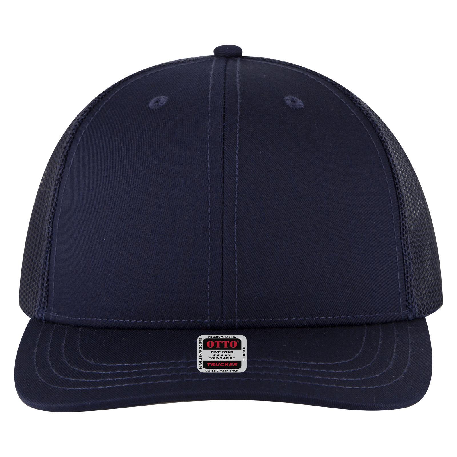 6 Panel Mid Profile Trucker Cap (Youth)