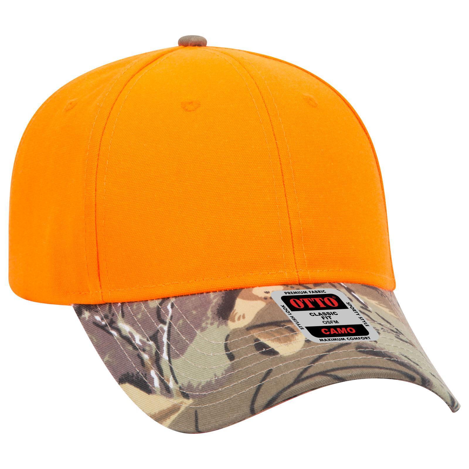 Camo 6 Panel Low Profile Baseball Cap Camo