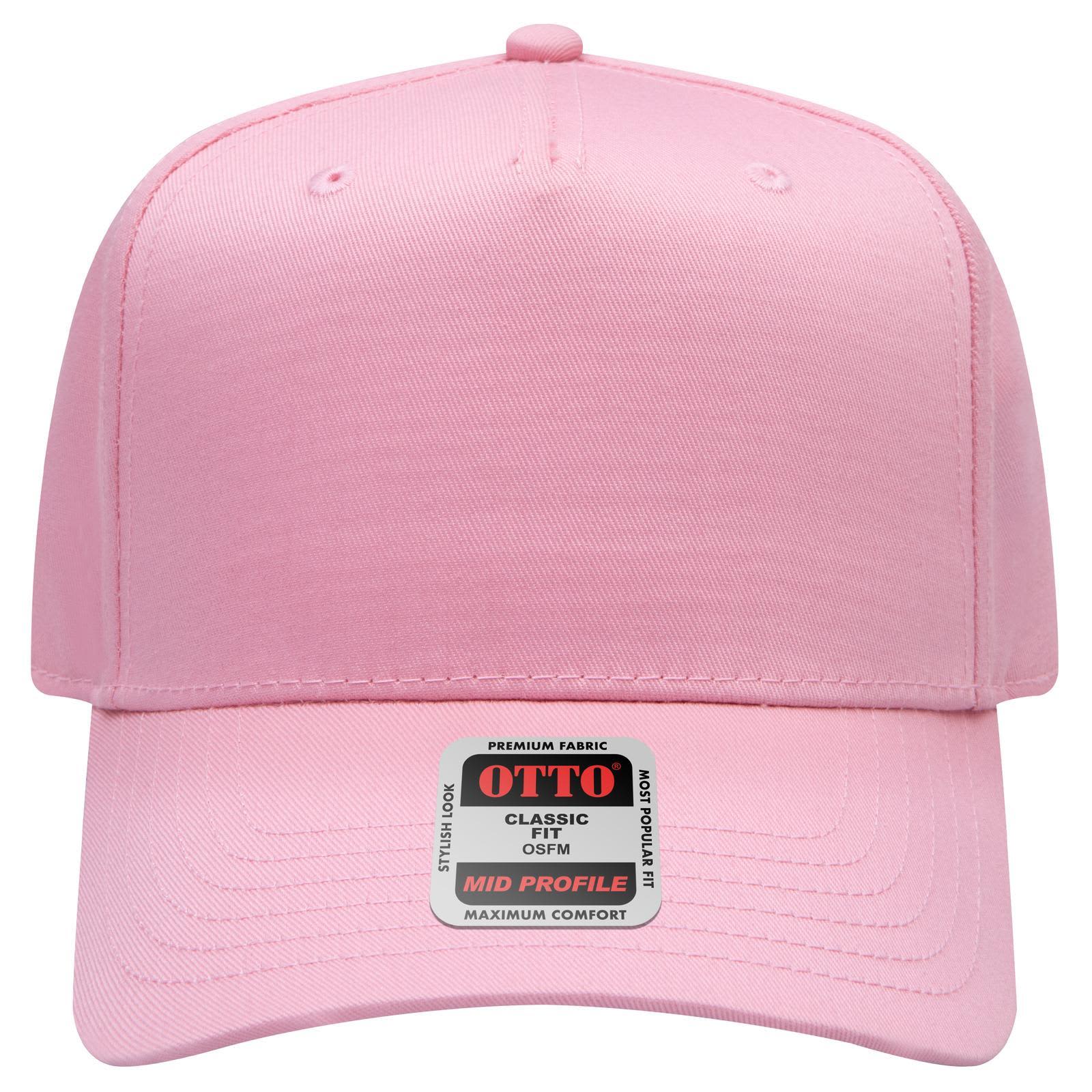 5 Panel Mid Crown Baseball Cap