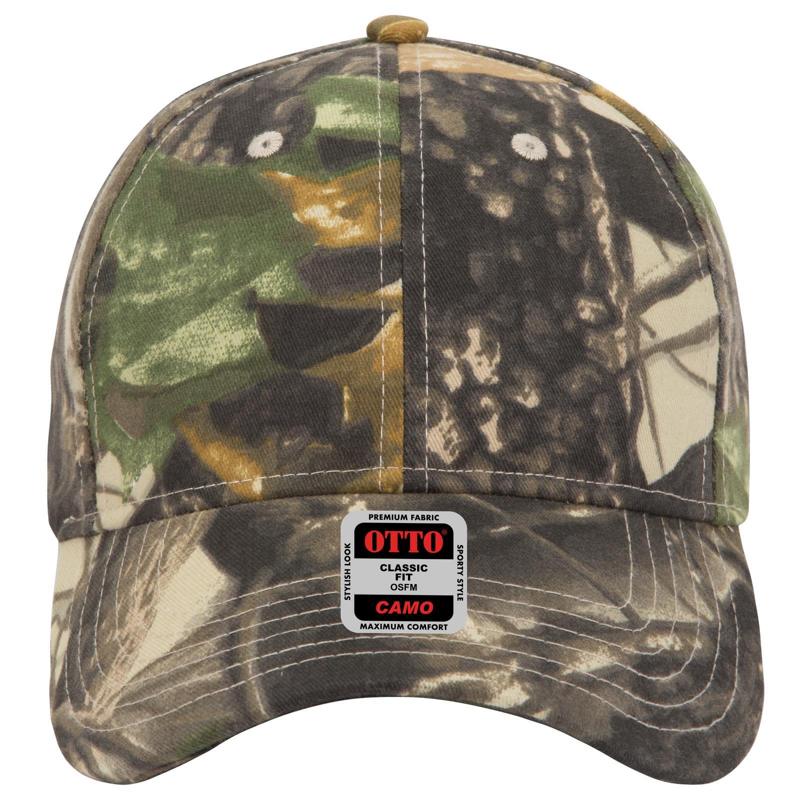 Camo 6 Panel Low Profile Baseball Cap
