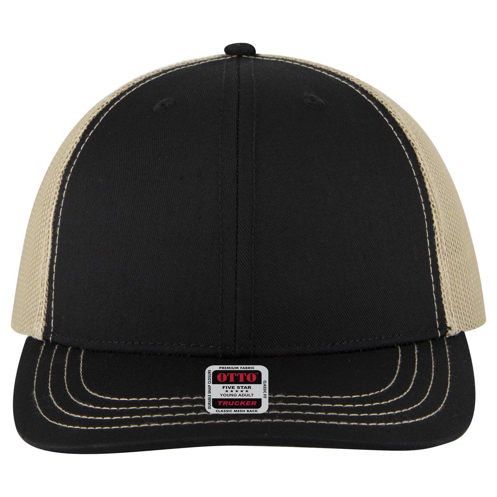 6 Panel Mid Profile Trucker Cap (Youth)