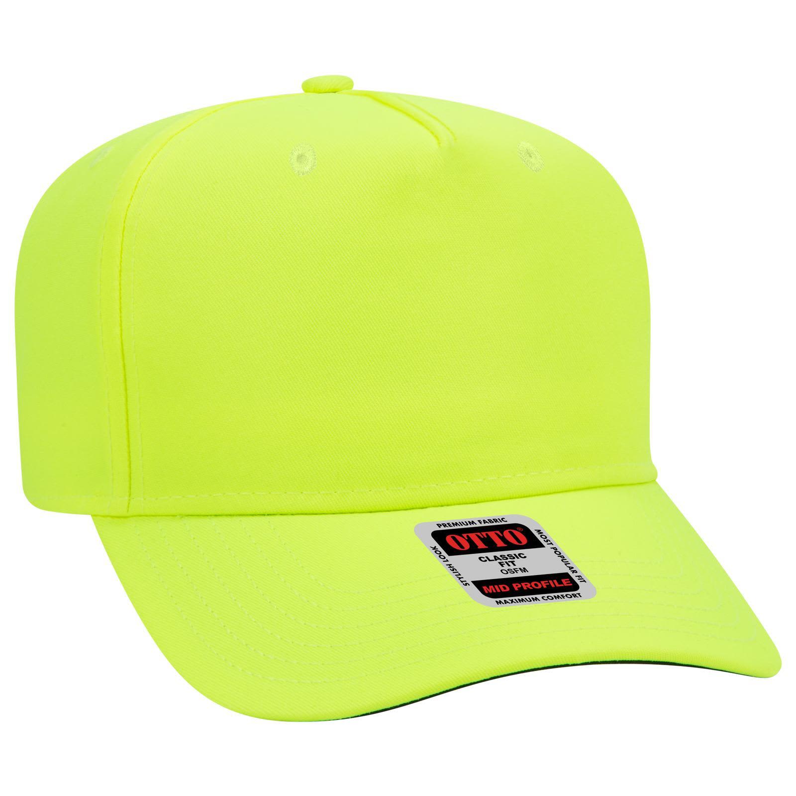 5 Panel Mid Crown Baseball Cap