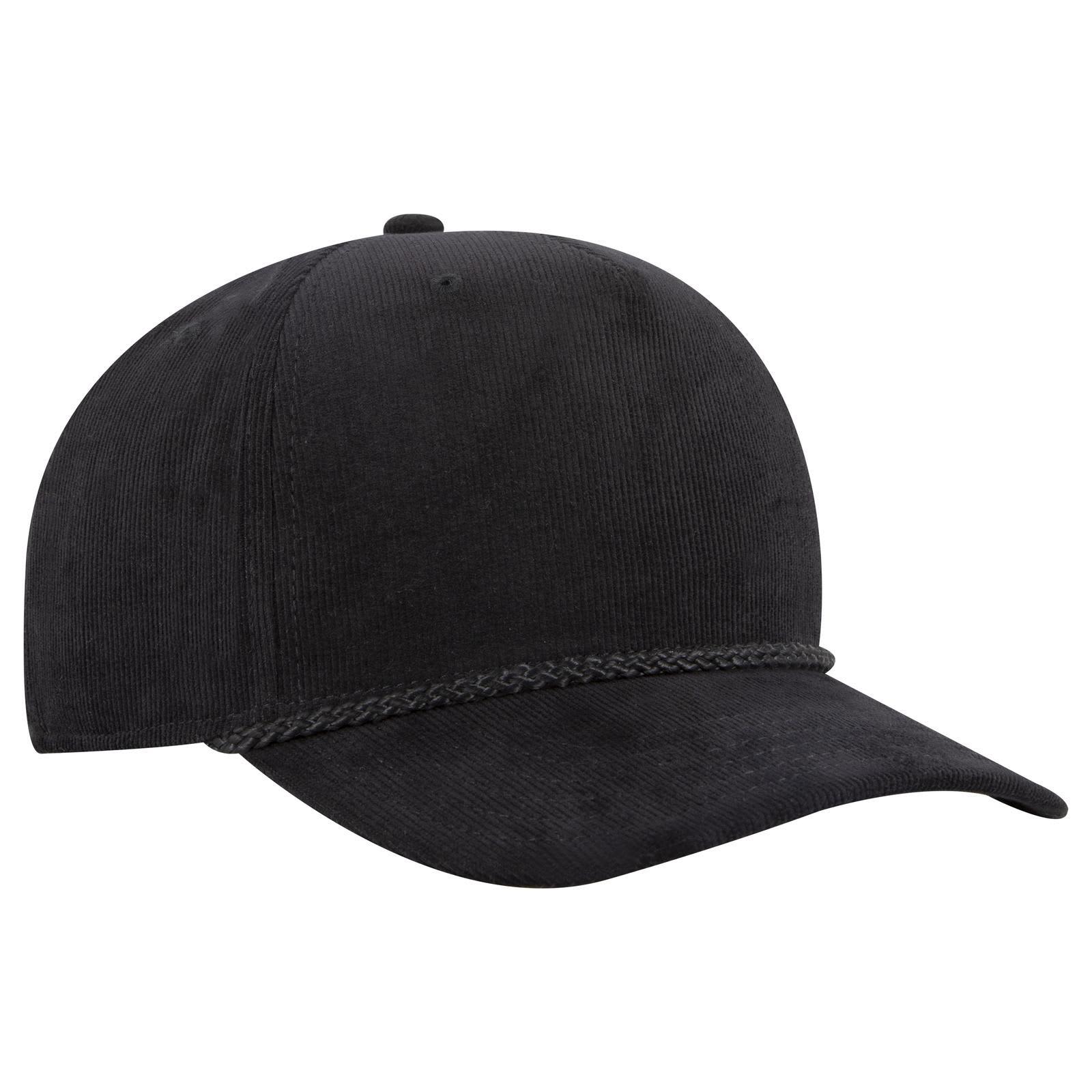 5 Panel Mid Profile Corduroy Baseball Cap