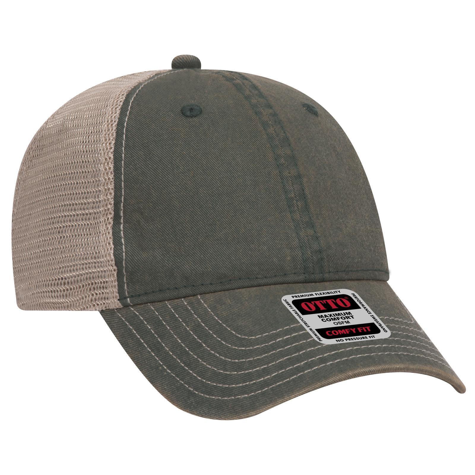 6 Panel Low Profile Relaxed Trucker Cap