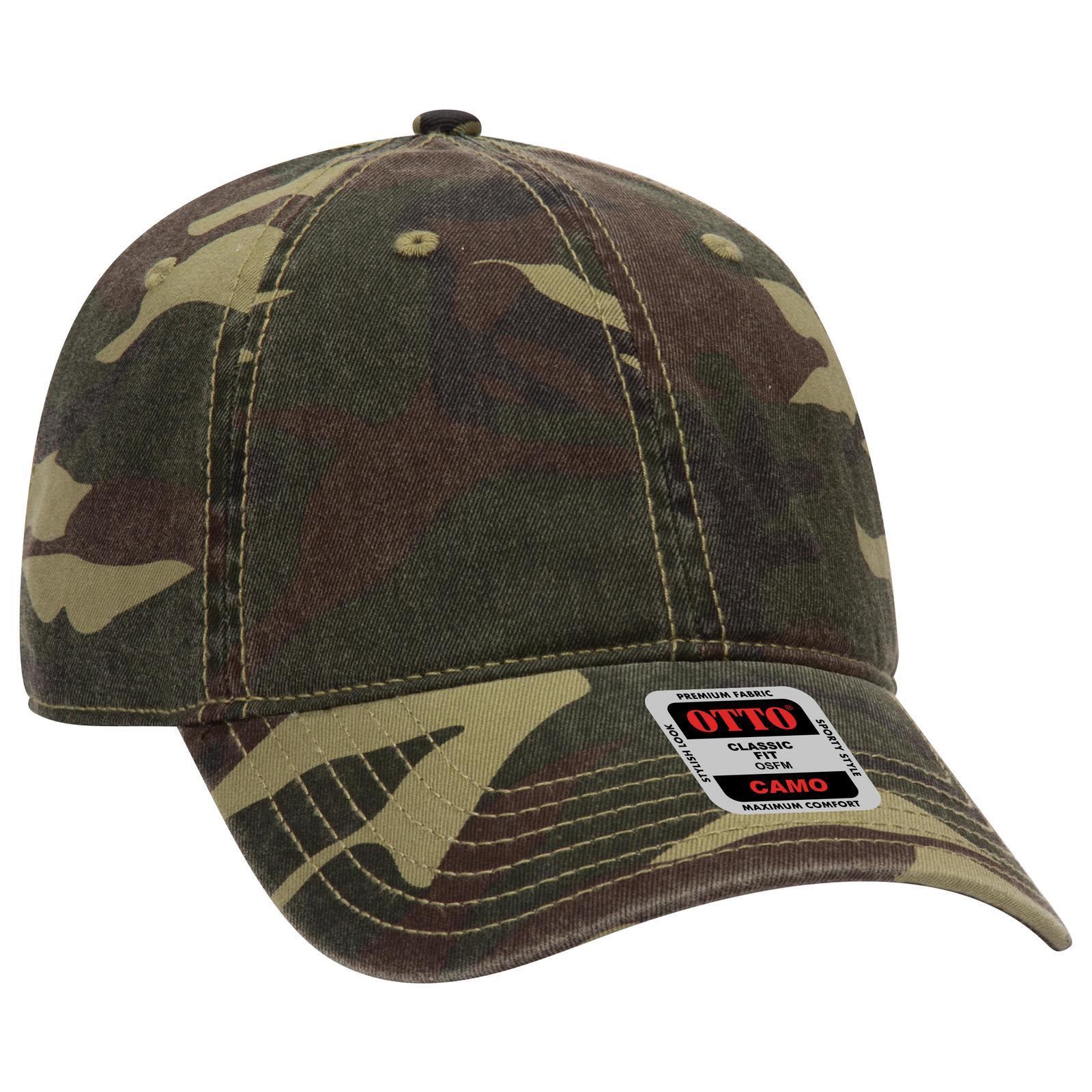 Digital Camo 6 Panel Low Profile Baseball Cap