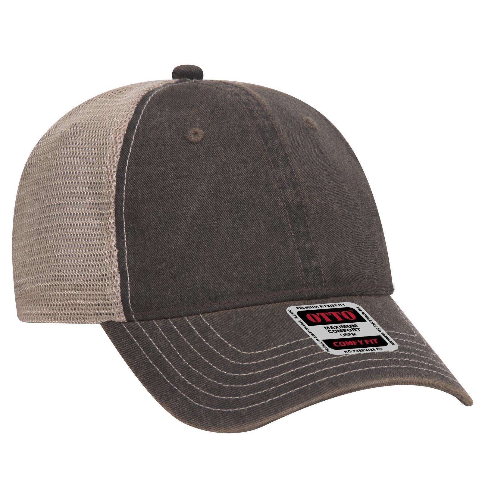 6 Panel Low Profile Relaxed Trucker Cap