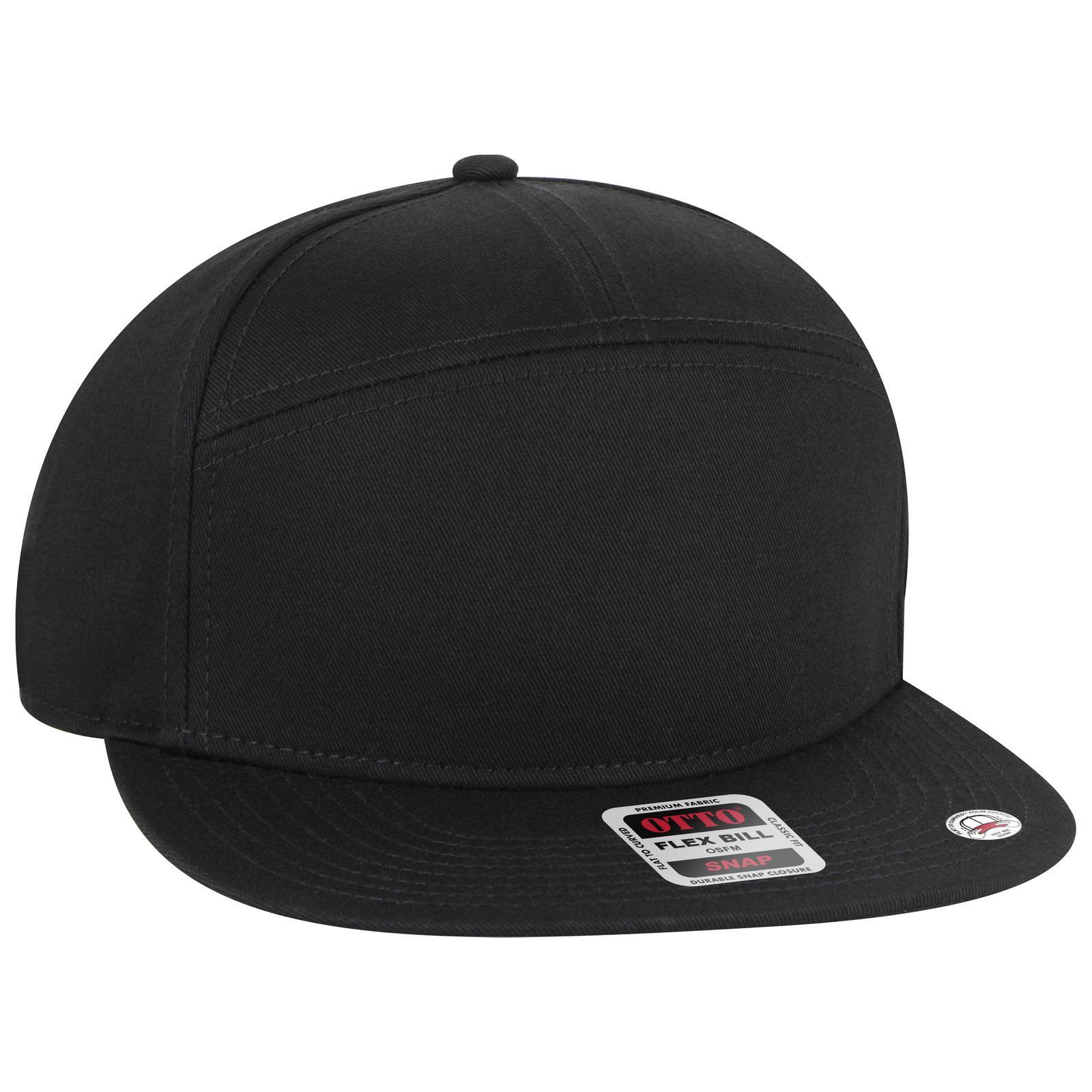 7 Panel Mid Profile Snapback Cap