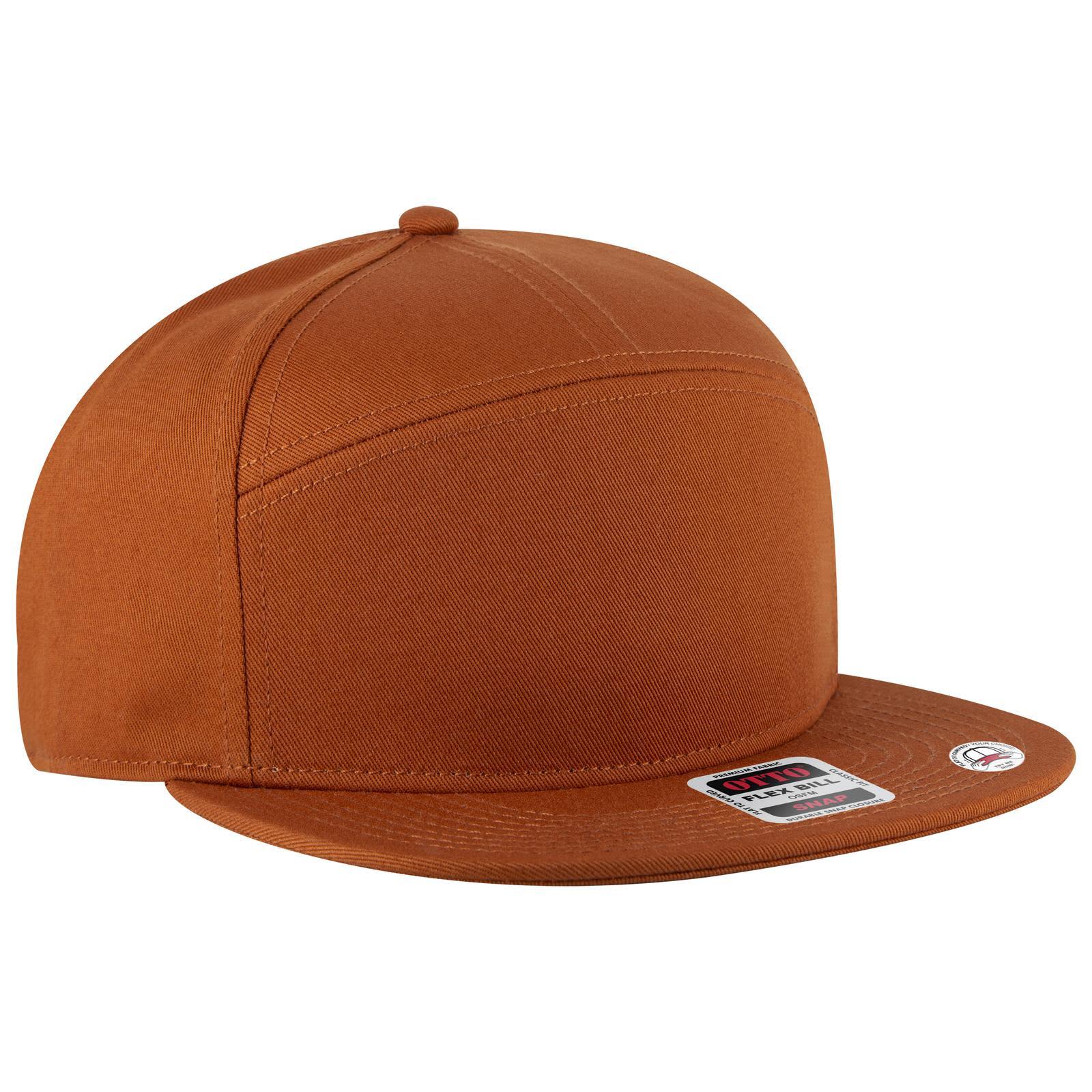 7 Panel Mid Profile Snapback Cap