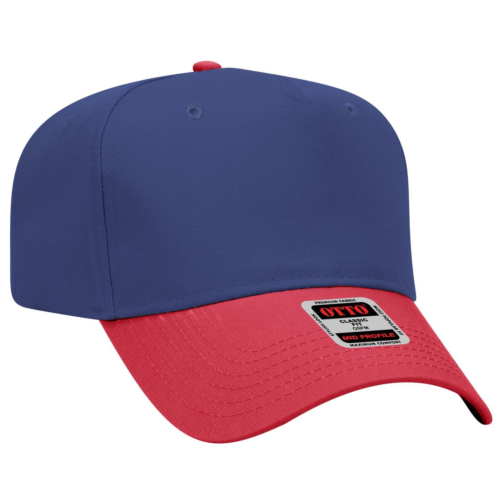 5 Panel Mid Crown Baseball Cap