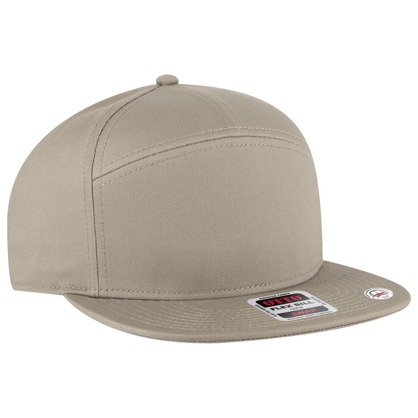 7 Panel Mid Profile Snapback Cap