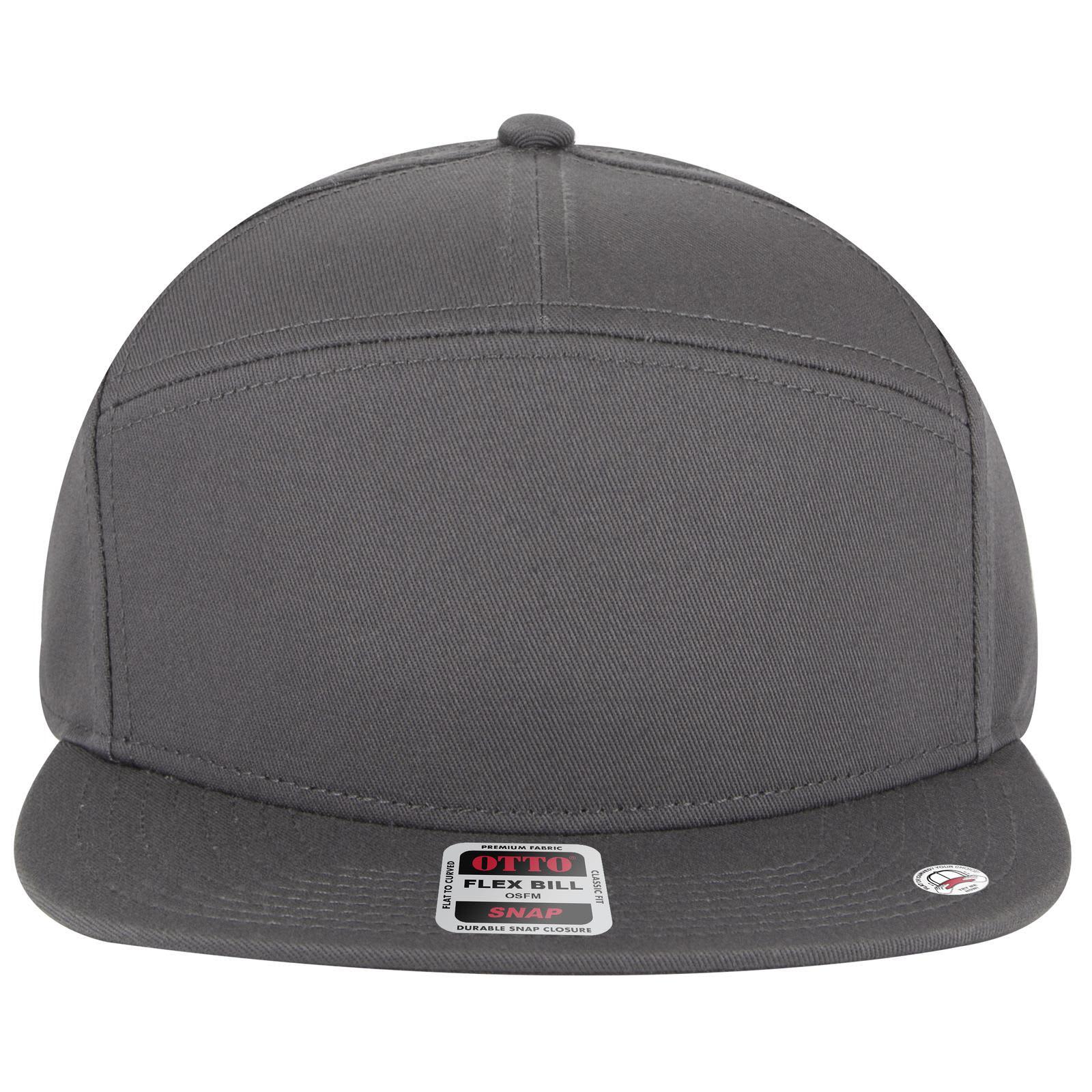 7 Panel Mid Profile Snapback Cap