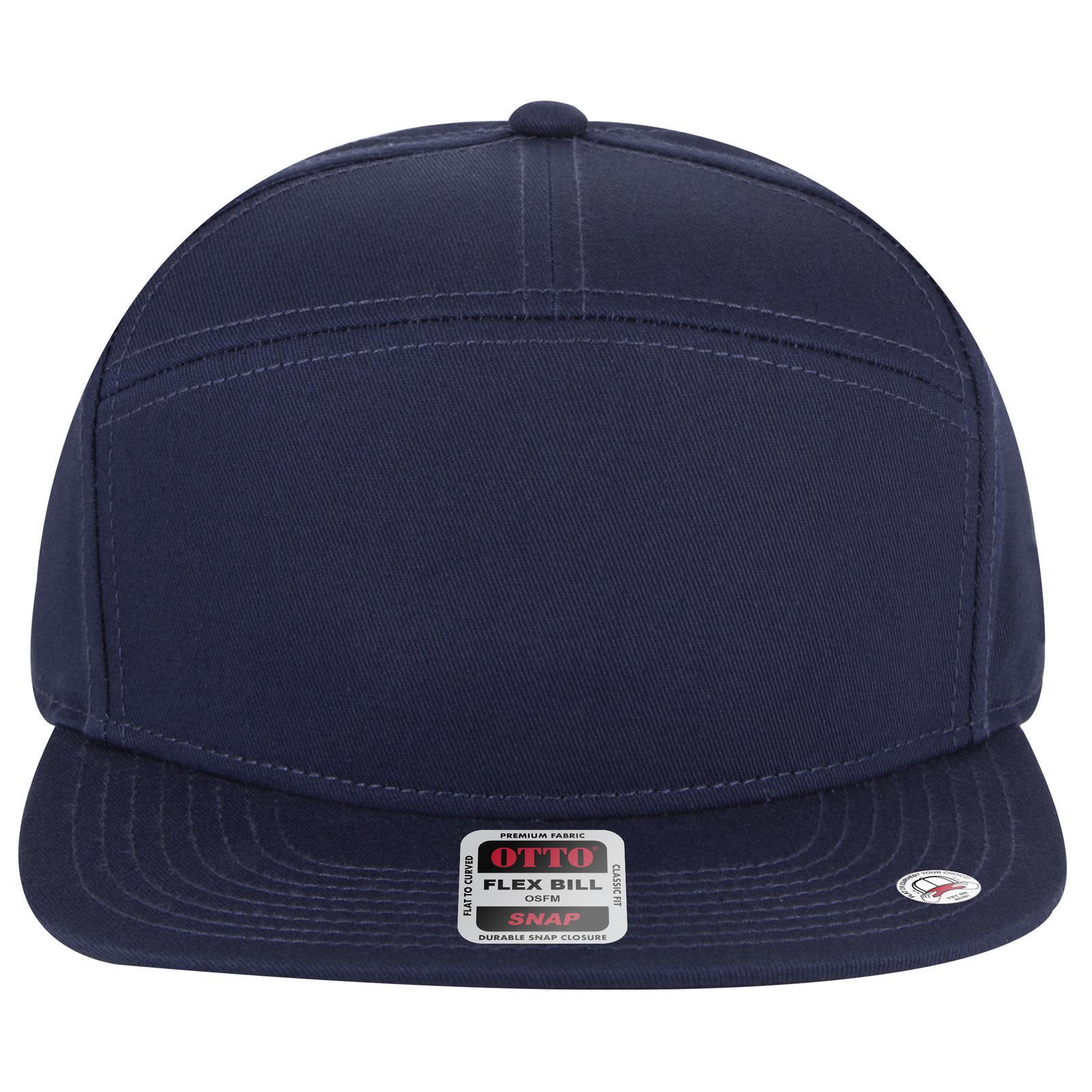 7 Panel Mid Profile Snapback Cap