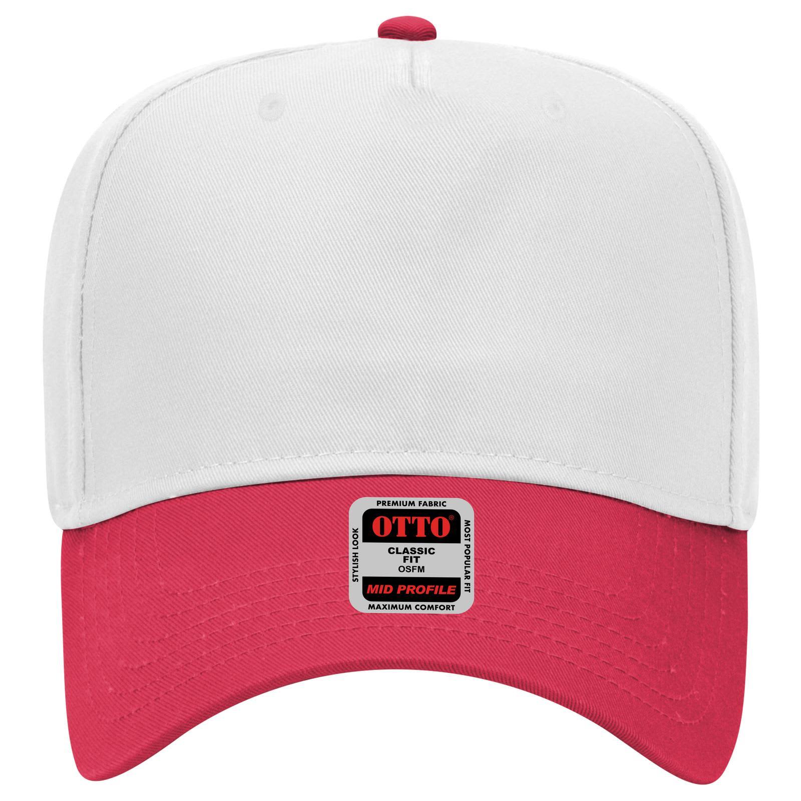 5 Panel Mid Crown Baseball Cap