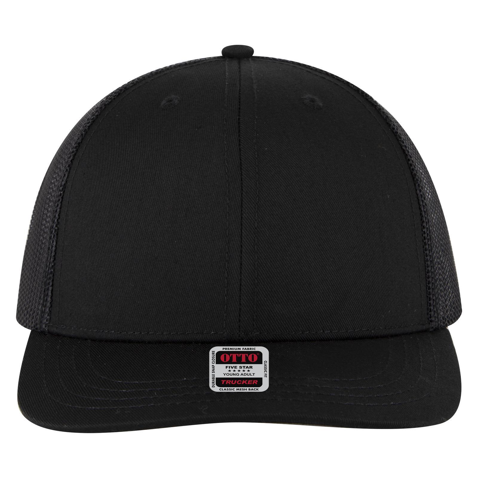 6 Panel Mid Profile Trucker Cap (Youth)