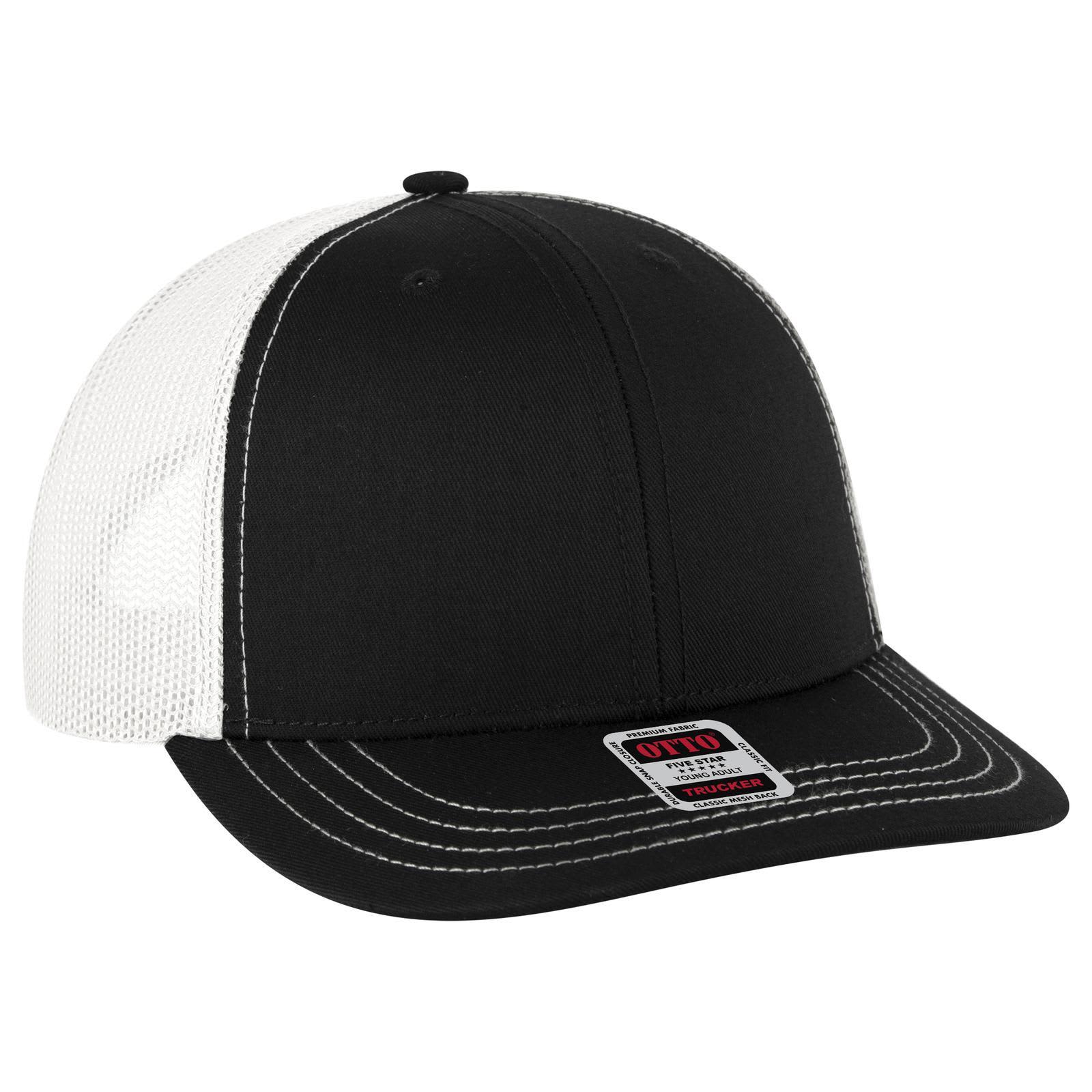 6 Panel Mid Profile Trucker Cap (Youth)