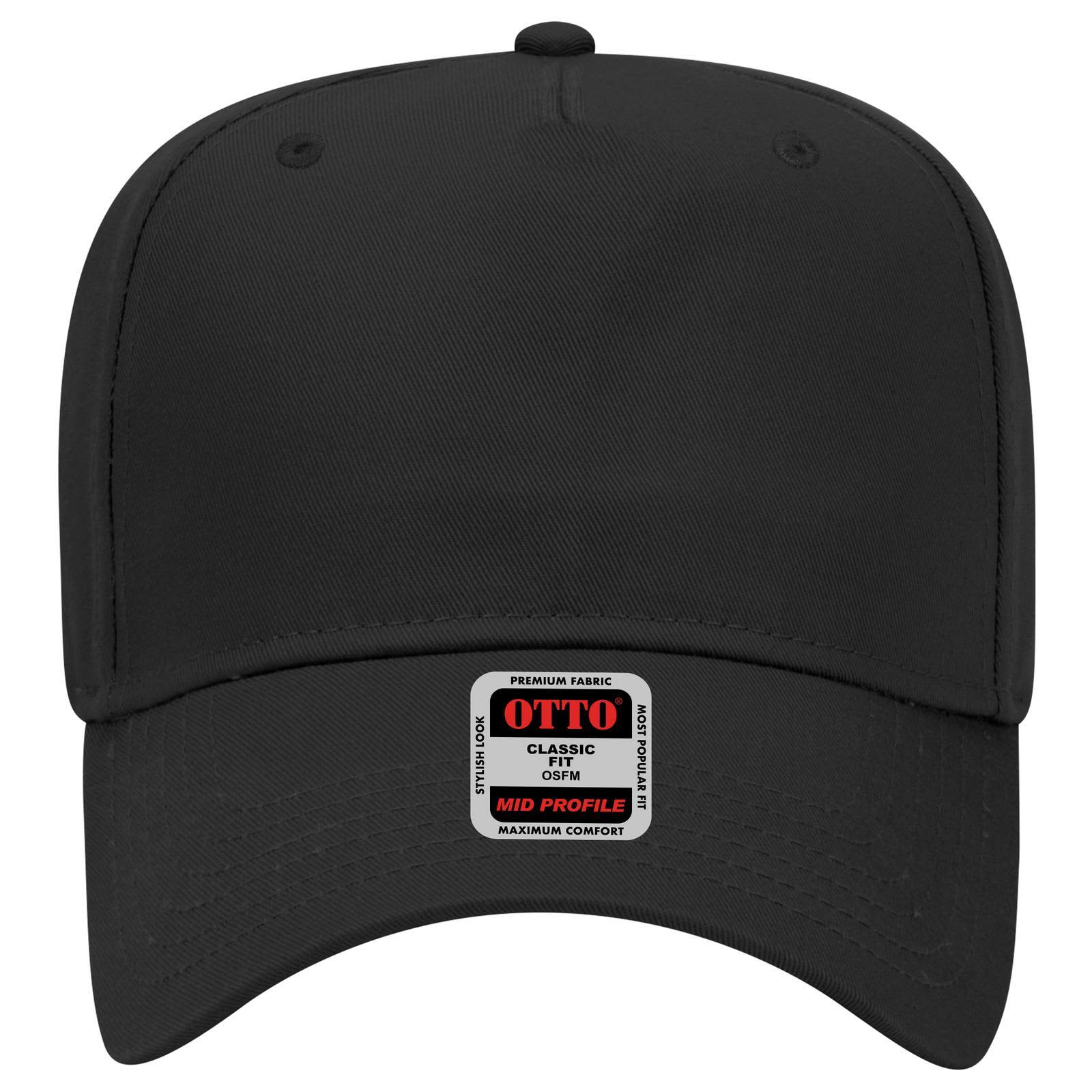 5 Panel Mid Crown Baseball Cap