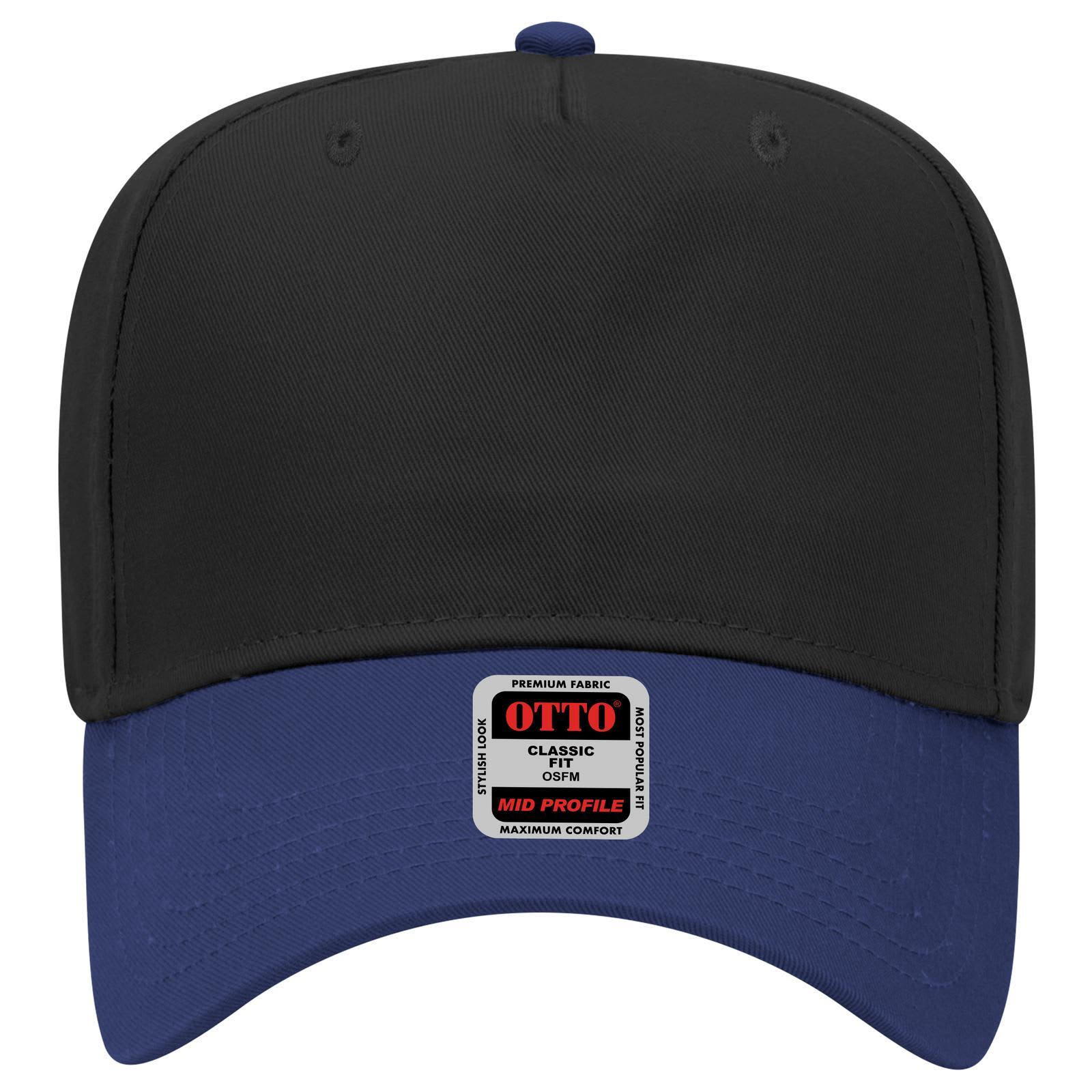 5 Panel Mid Crown Baseball Cap