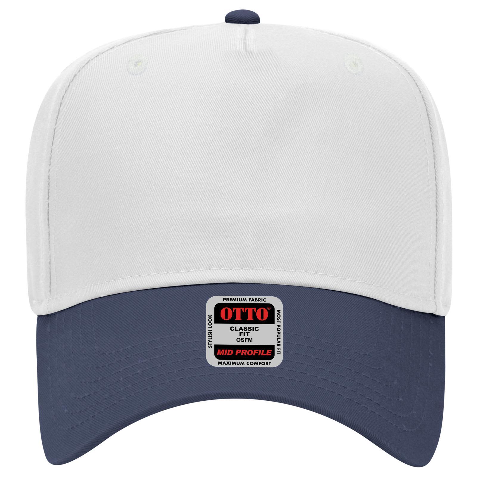 5 Panel Mid Crown Baseball Cap