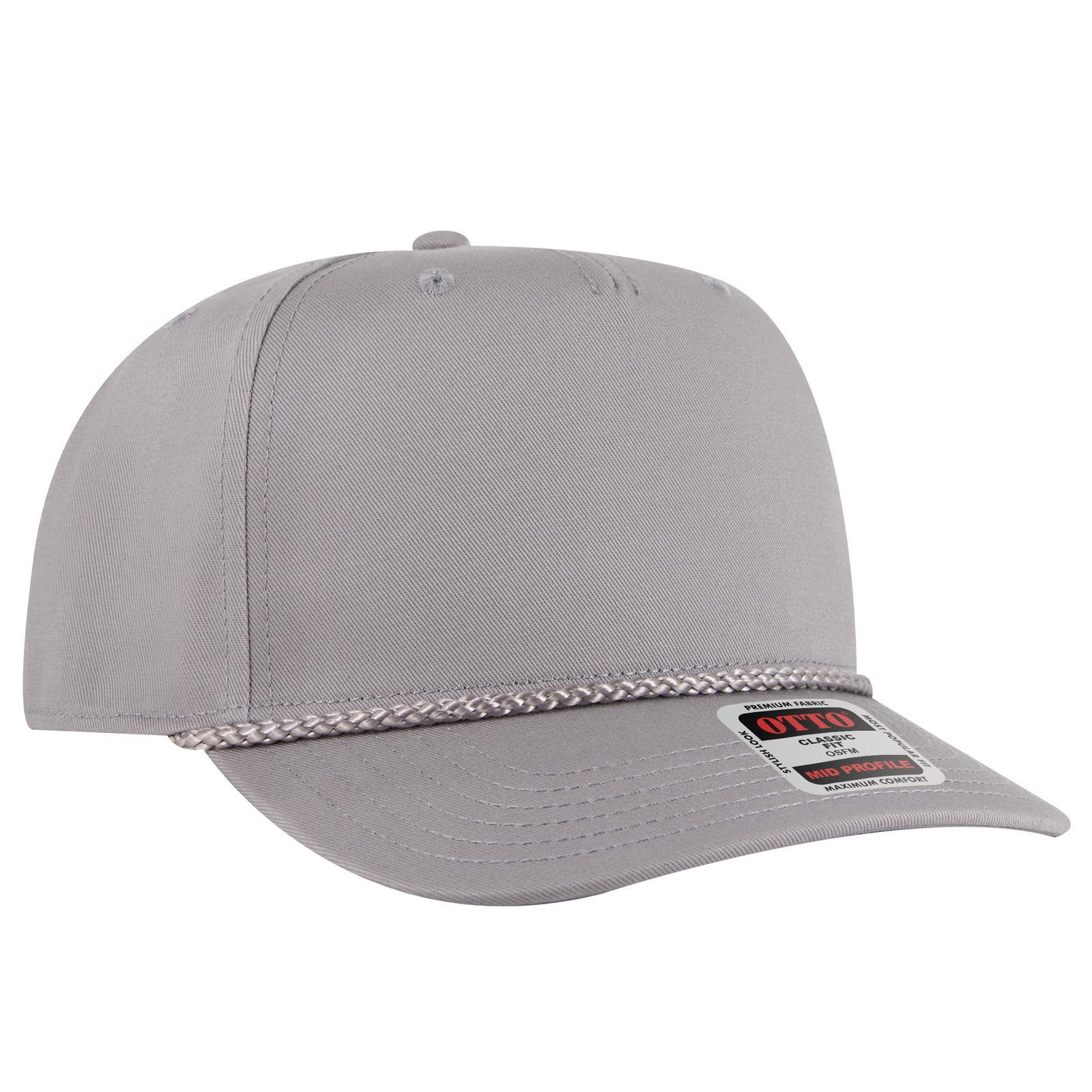 5 Panel Mid Profile Baseball Cap
