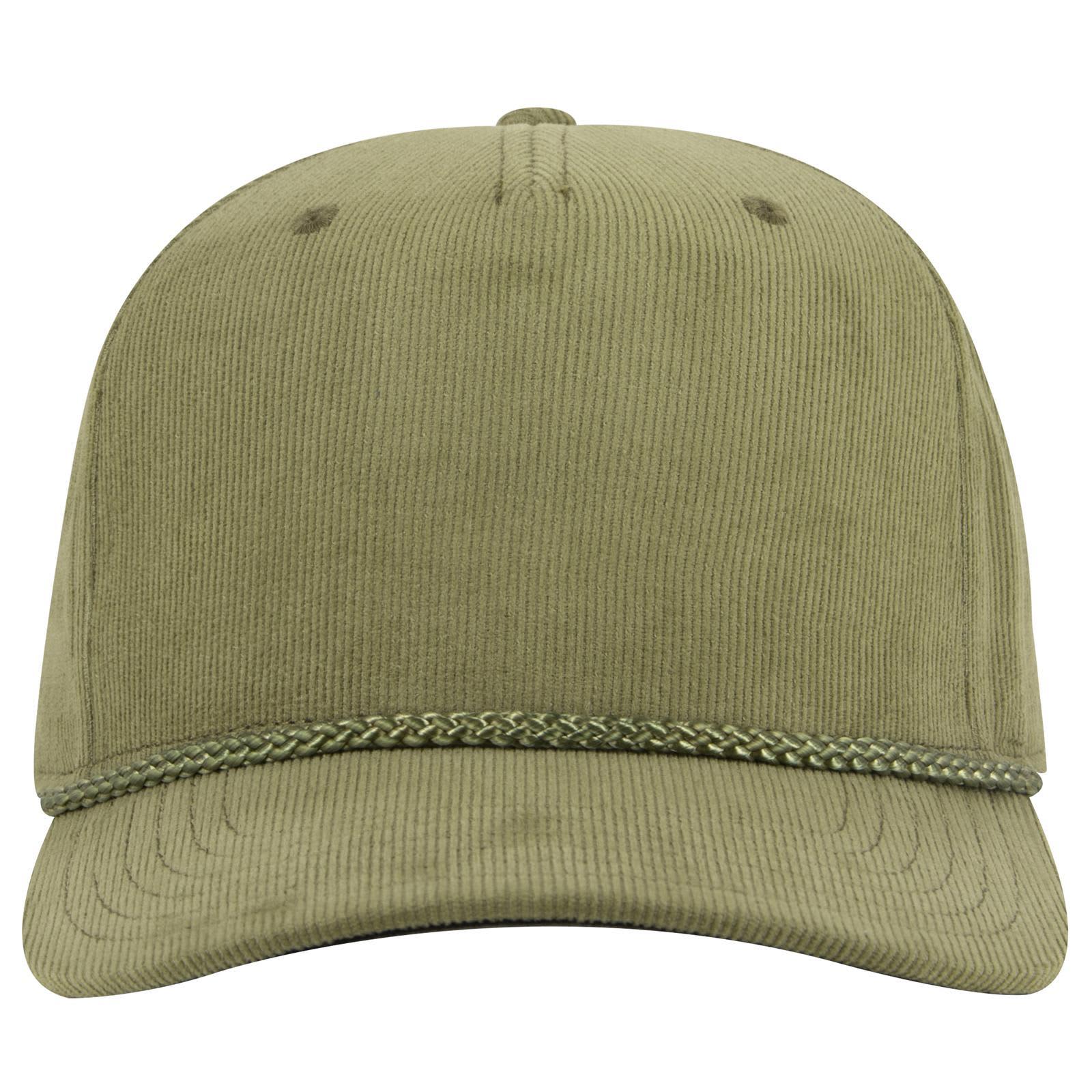 5 Panel Mid Profile Corduroy Baseball Cap