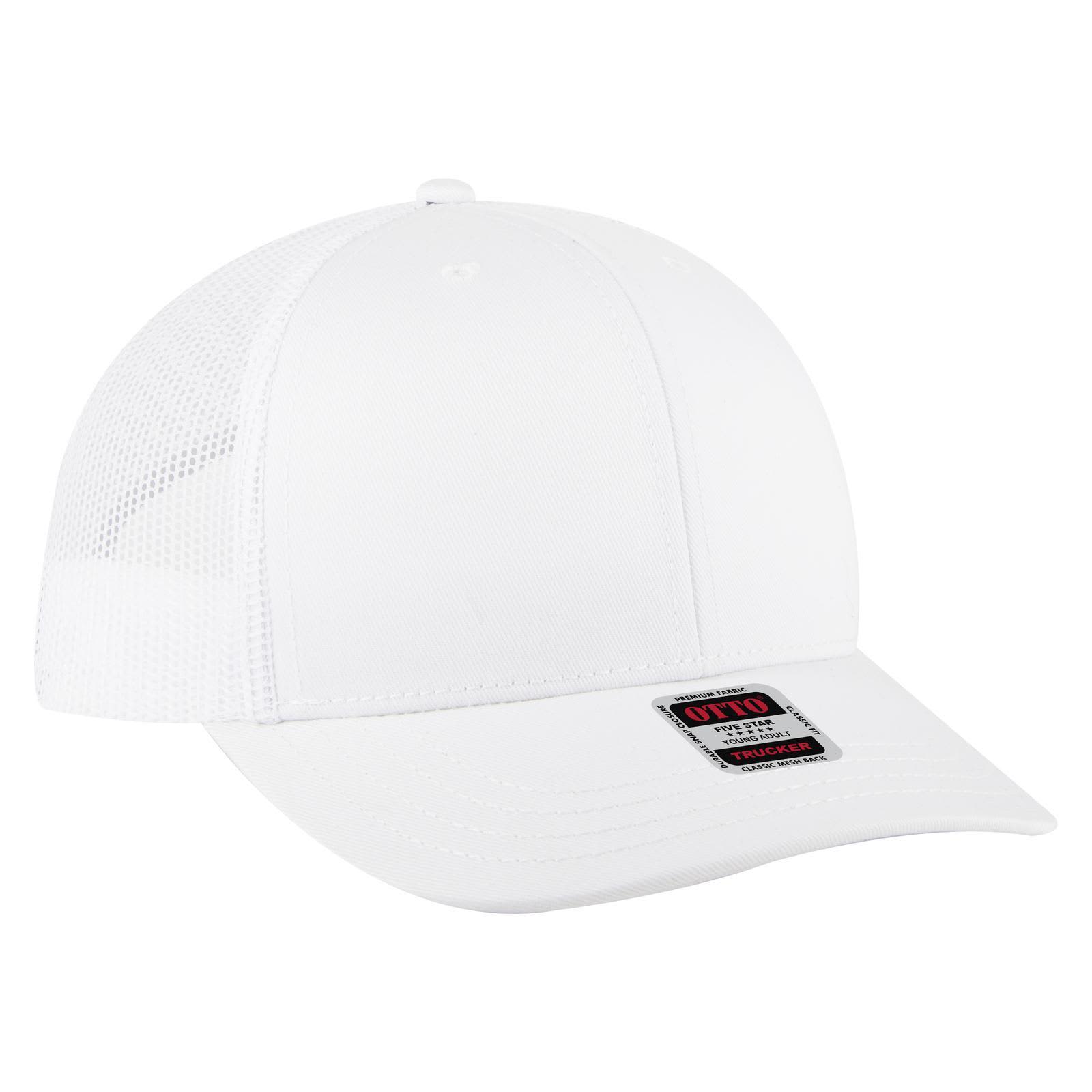 6 Panel Mid Profile Trucker Cap (Youth)