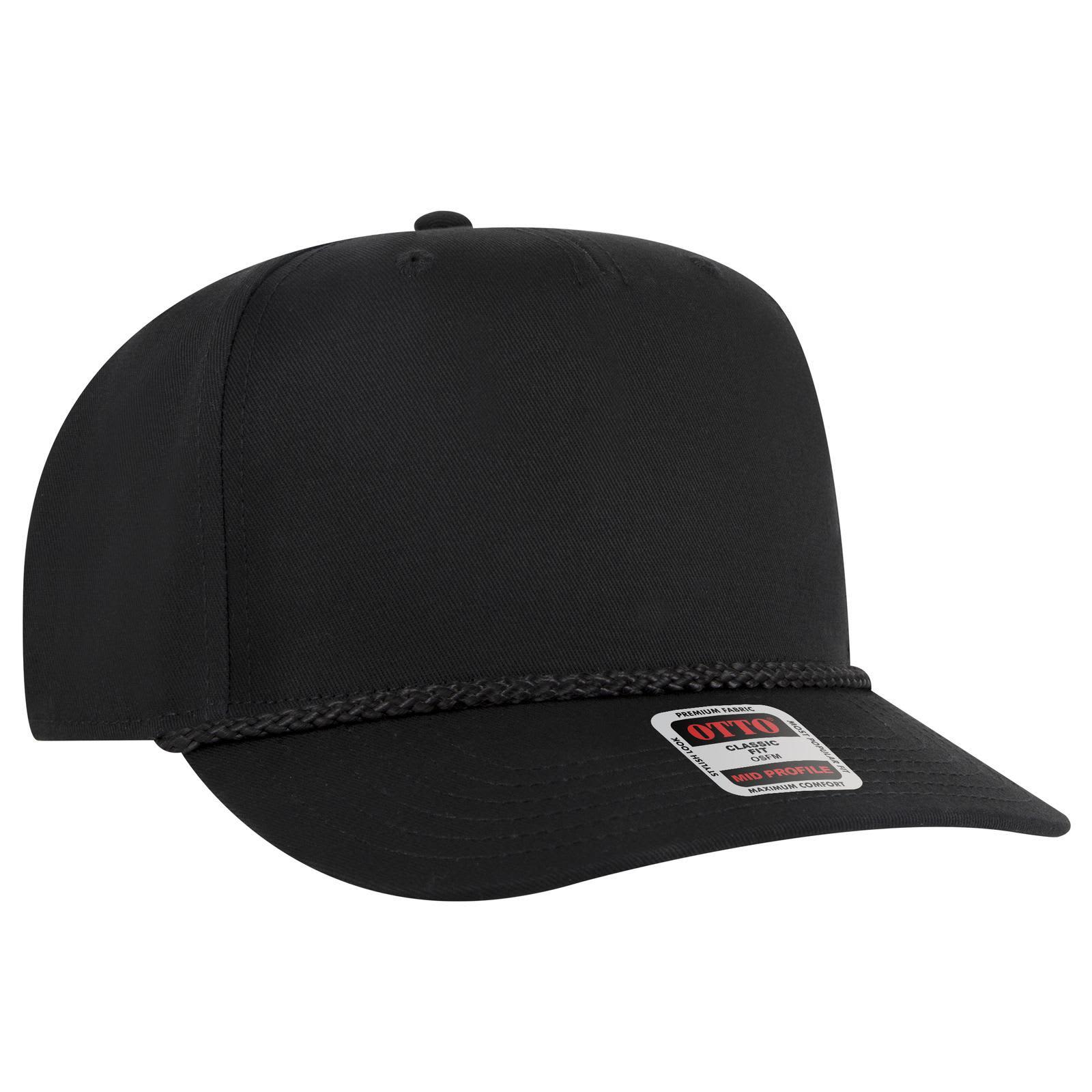 5 Panel Mid Profile Baseball Cap