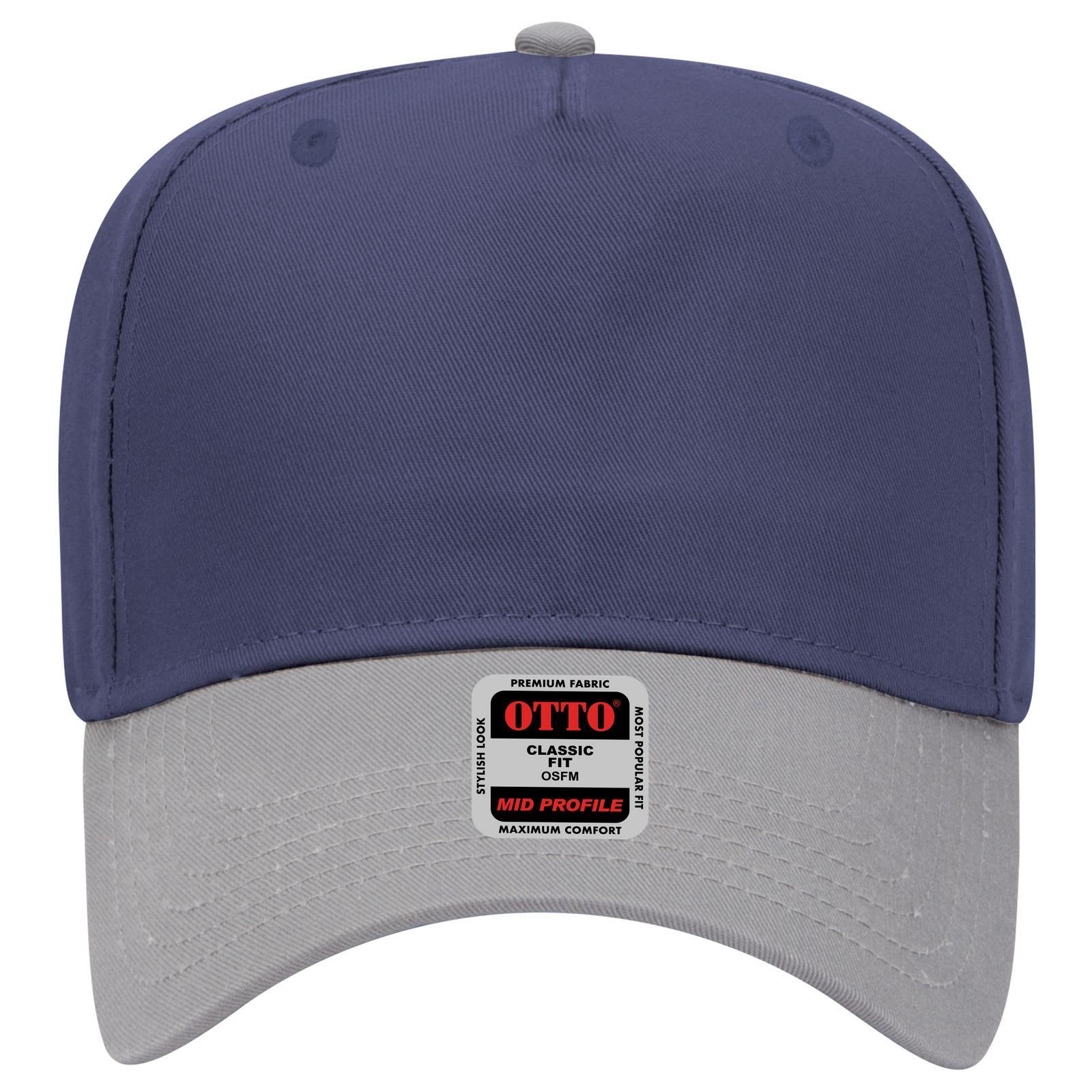 5 Panel Mid Crown Baseball Cap