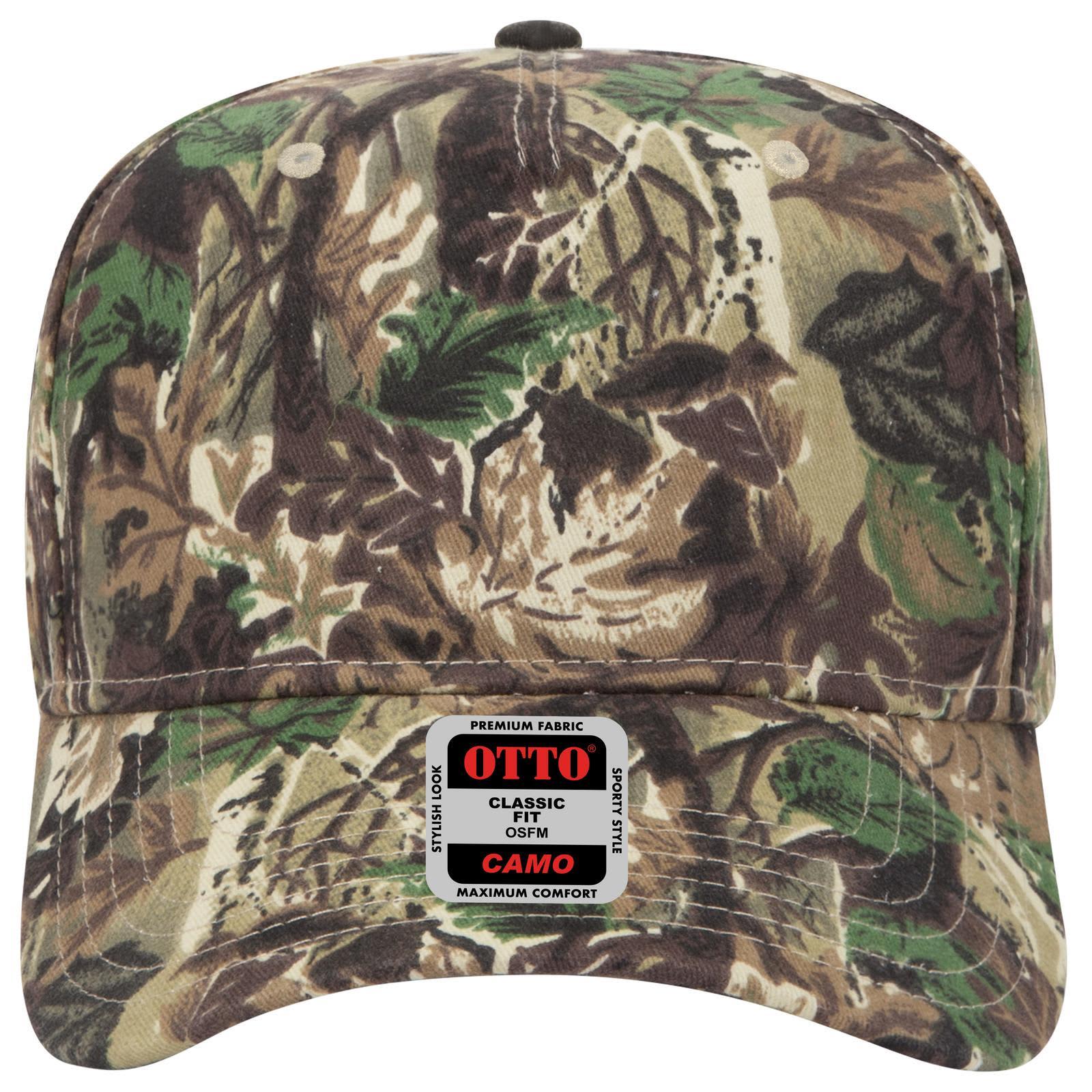 Camo 5 Panel Mid Profile Style Cap