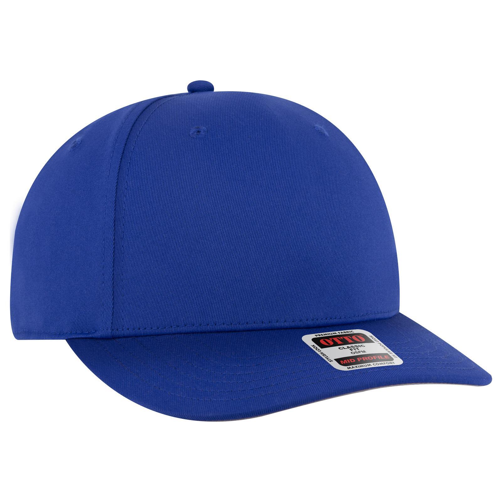 Seamless 6 Panel Mid Profile Baseball Cap