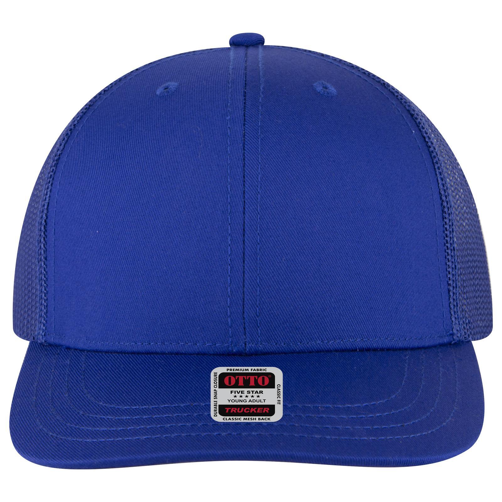 6 Panel Mid Profile Trucker Cap (Youth)