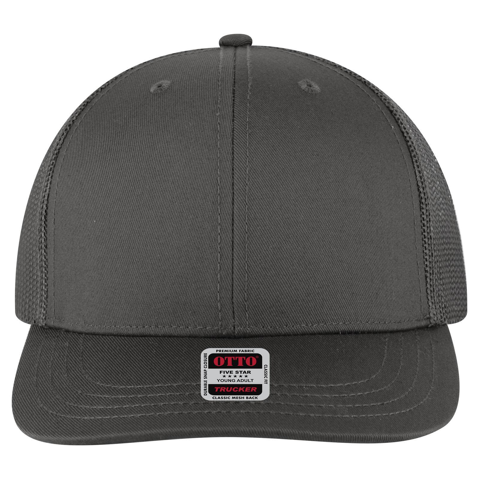 6 Panel Mid Profile Trucker Cap (Youth)