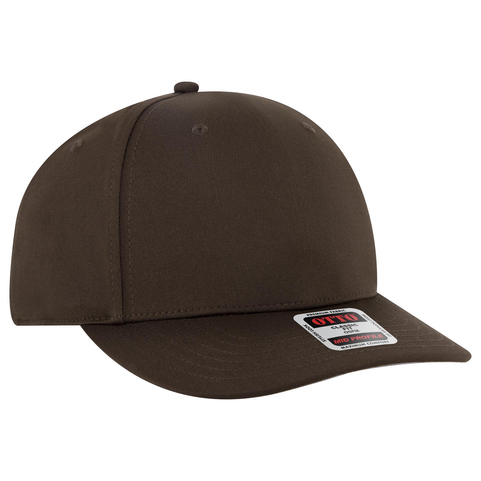 Seamless 6 Panel Mid Profile Baseball Cap