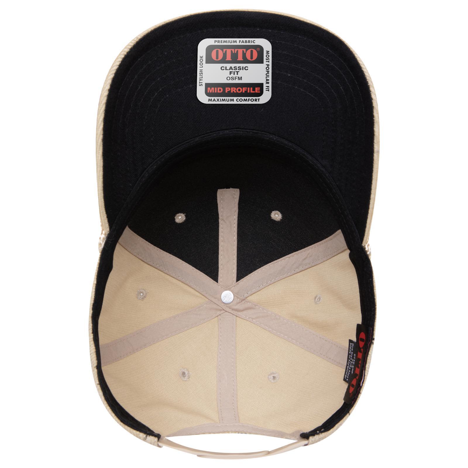 5 Panel Mid Profile Baseball Cap