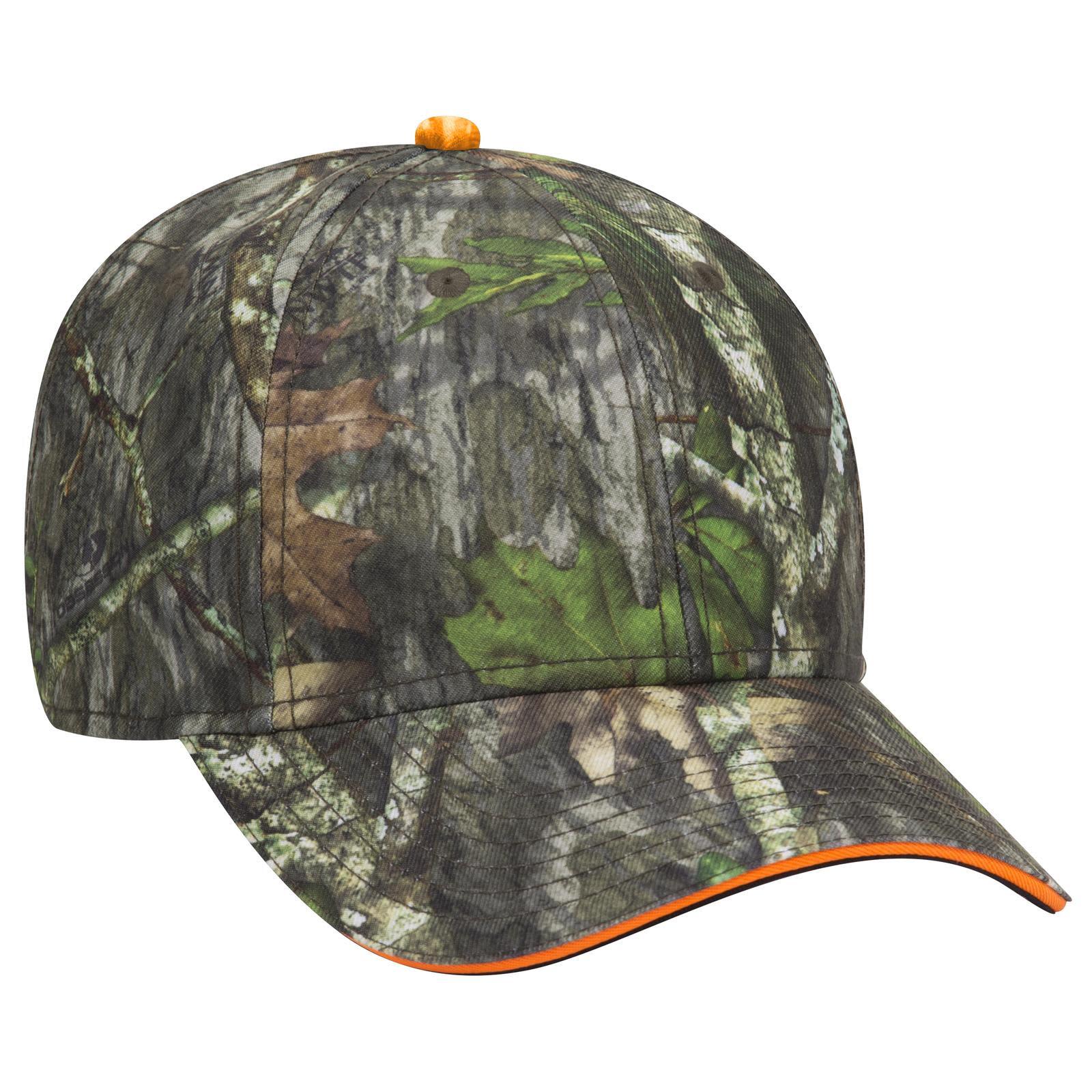 Camo Sandwich 6 Panel Low Profile Baseball Cap