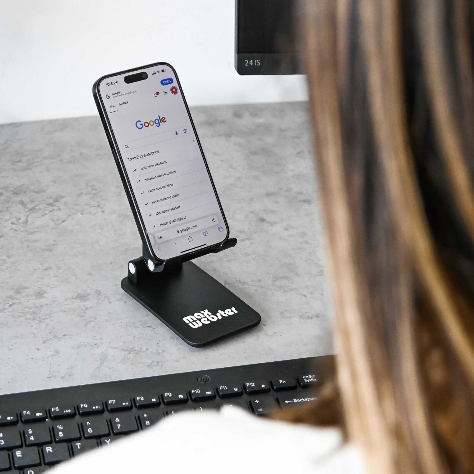 Folding Desktop Mobile Phone Tablet Stand