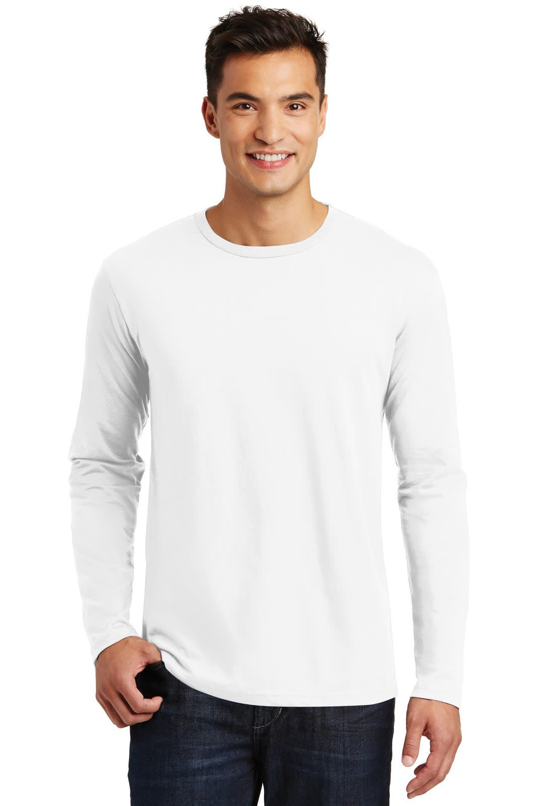 District Made Mens Perfect Weight Long Sleeve Tee