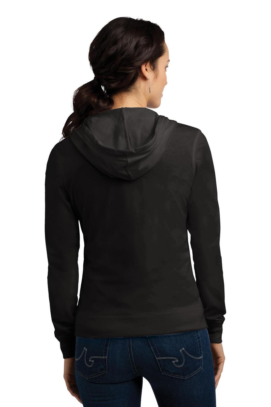 District Juniors Jersey Full-Zip Hoodie