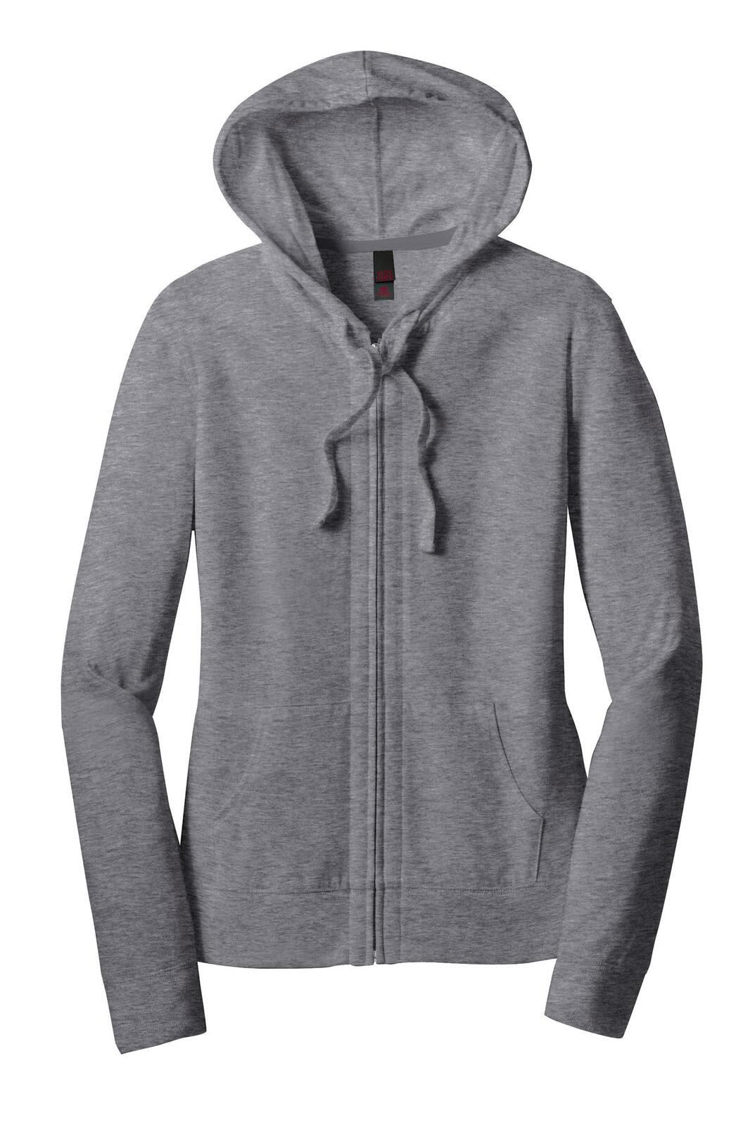 District Juniors Jersey Full-Zip Hoodie