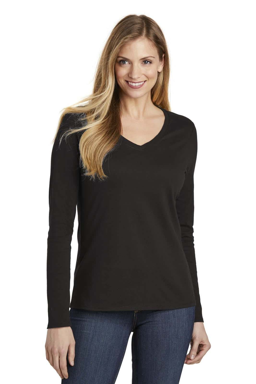 District Women's Very Important Tee Long Sleeve V-Neck