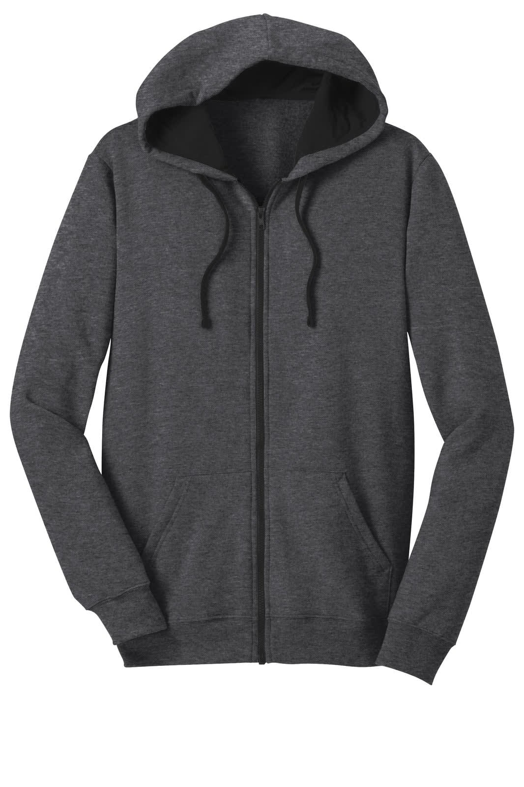 District - Young Mens The Concert Fleece Full-Zip Hoodie