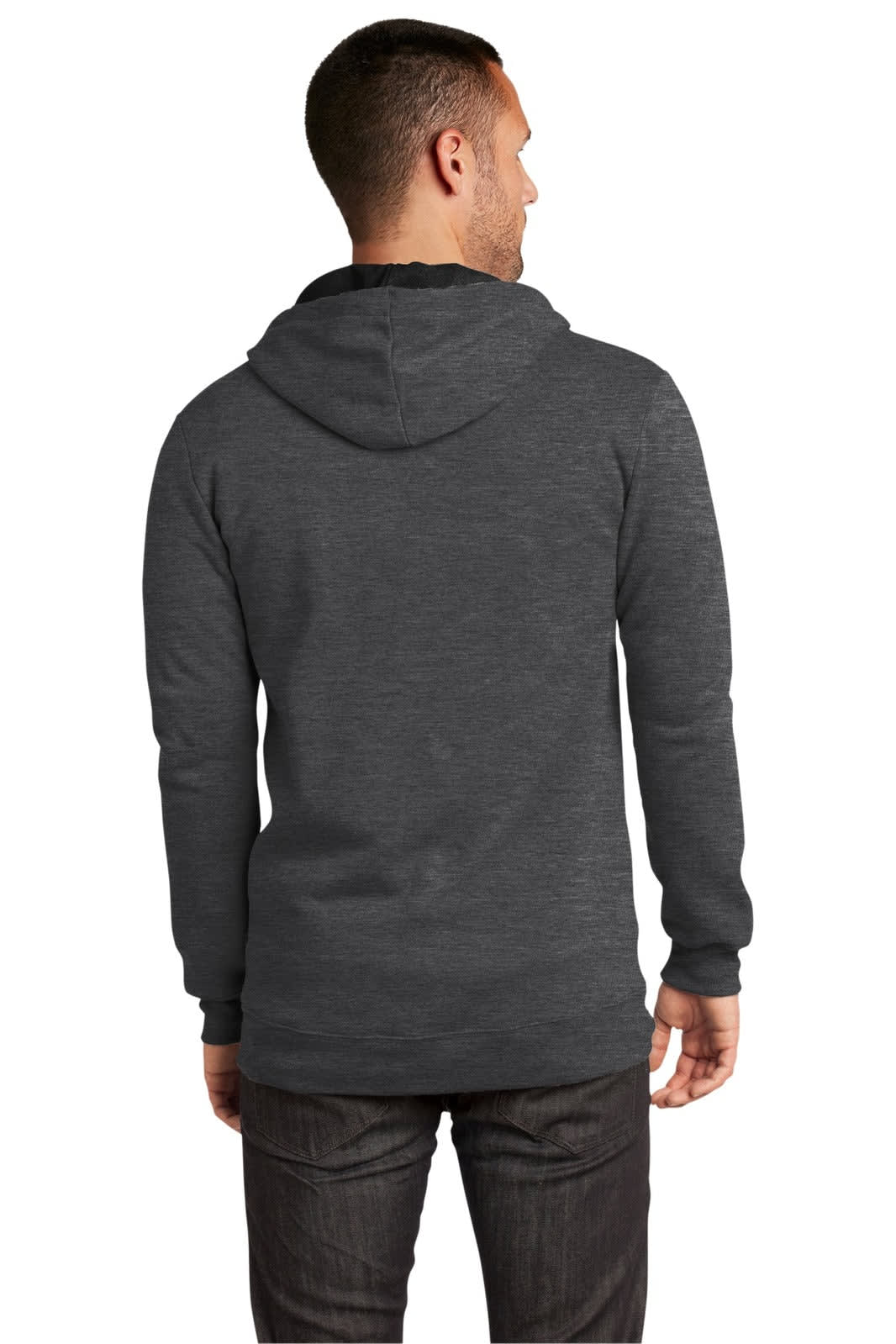 District - Young Mens The Concert Fleece Full-Zip Hoodie