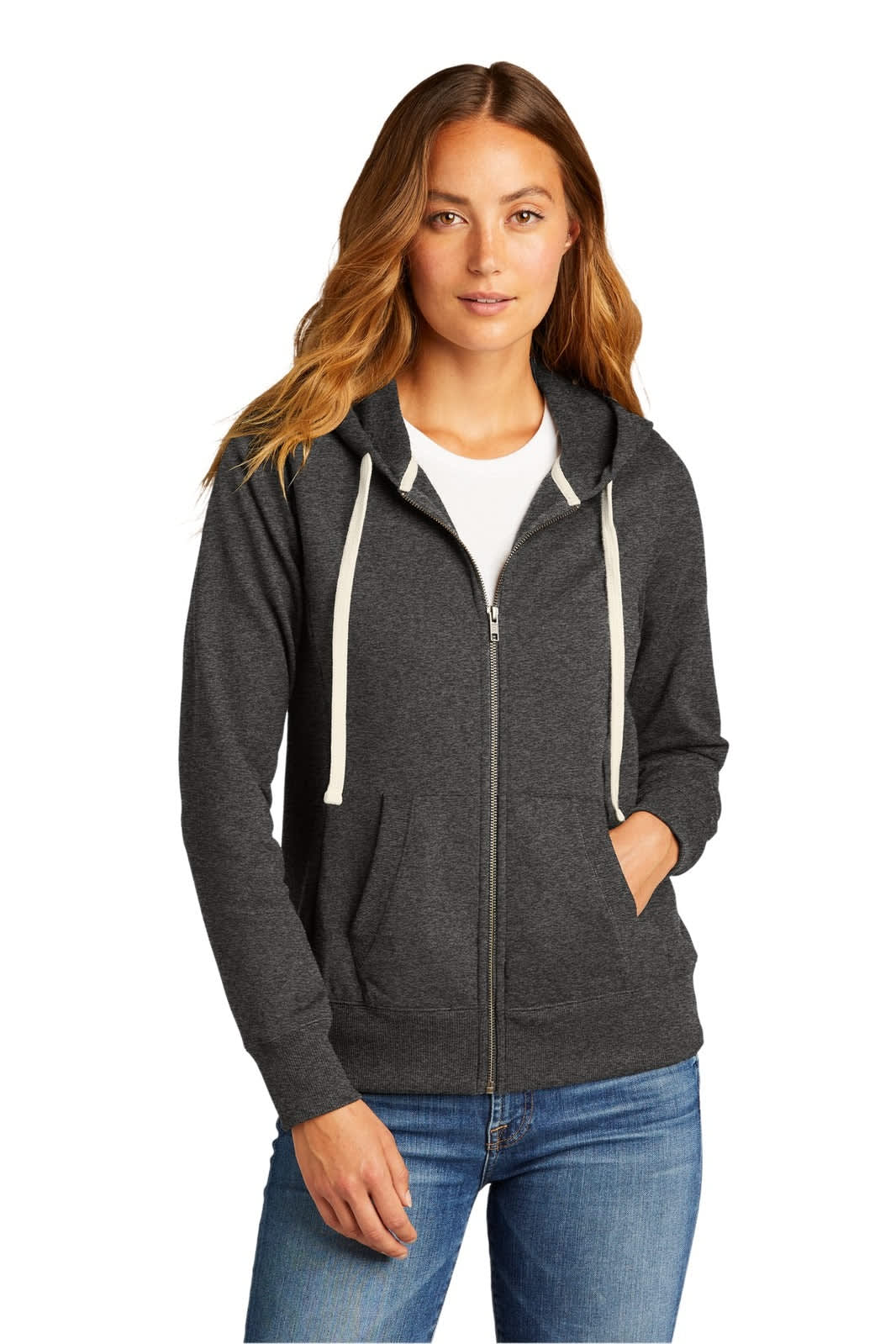 District Women's Re-Fleece Full-Zip Hoodie