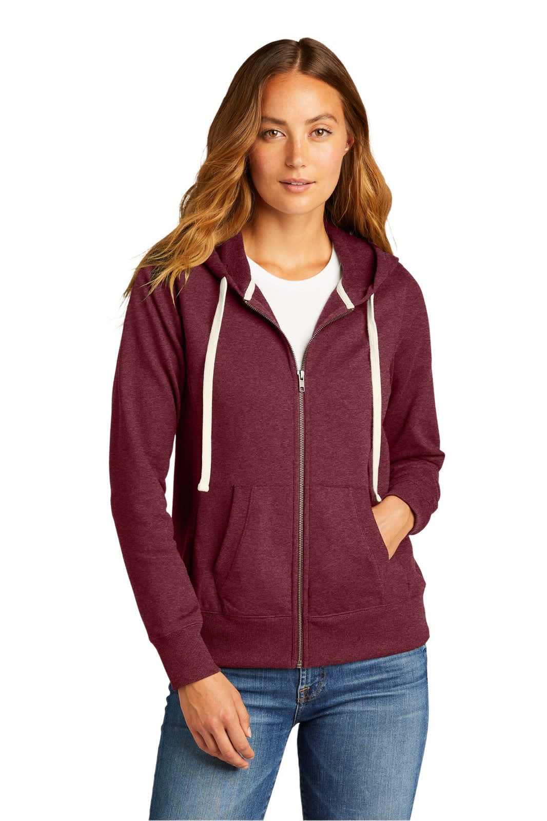 District Women's Re-Fleece Full-Zip Hoodie