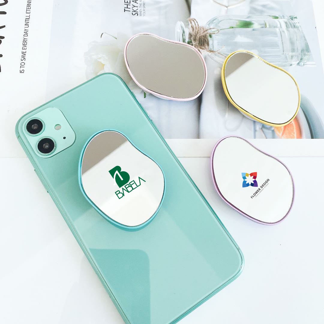 Custom Shaped Mirror Phone Pop Holder